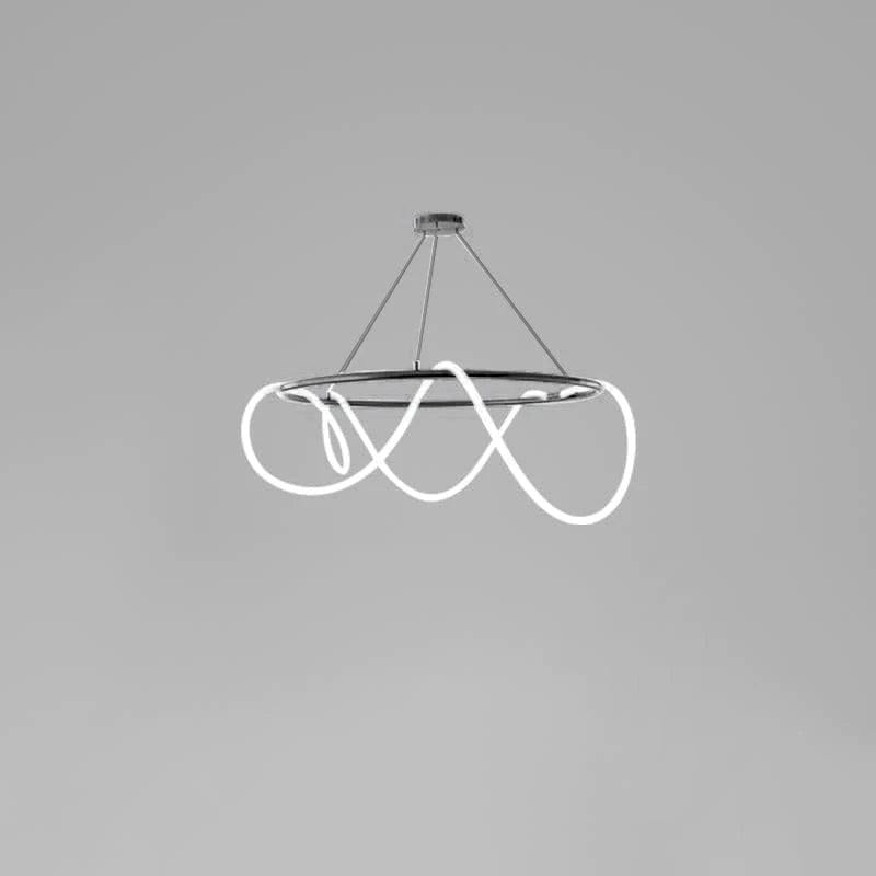 Lustra Lustre Flexible Silicone Courbe Moderne Élégant