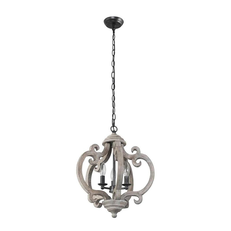 Myviniel Suspension Bois Métal Vintage Industrielle Salon