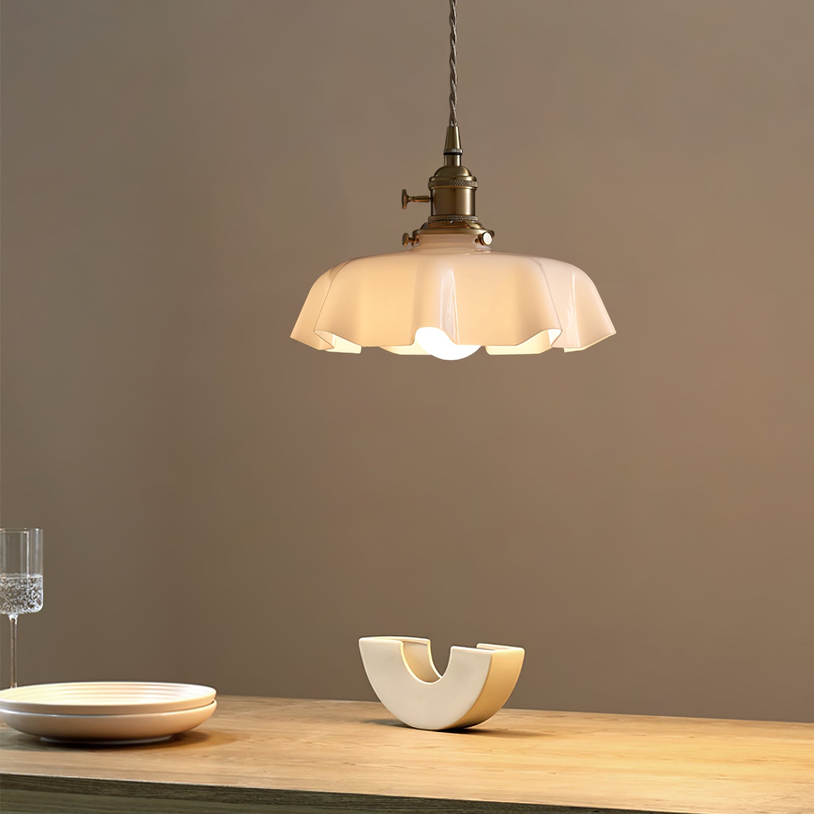 Lustra Suspension Fleur Française pour Salle à Manger