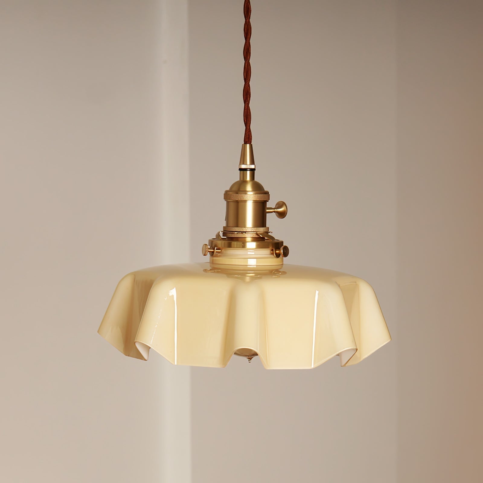 Civen Suspension Fleur  Verre