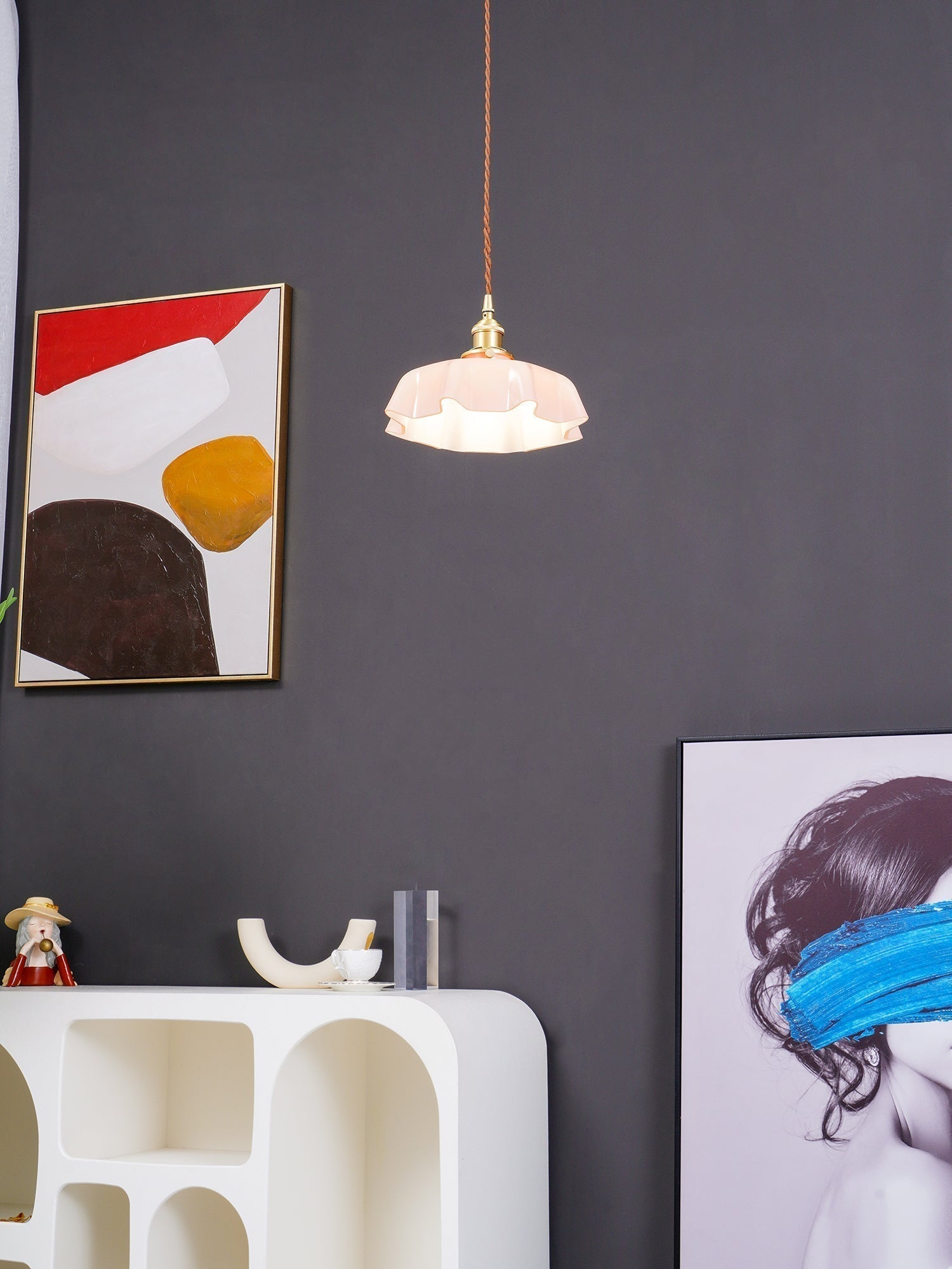 Lustra Suspension Fleur Française pour Salle à Manger
