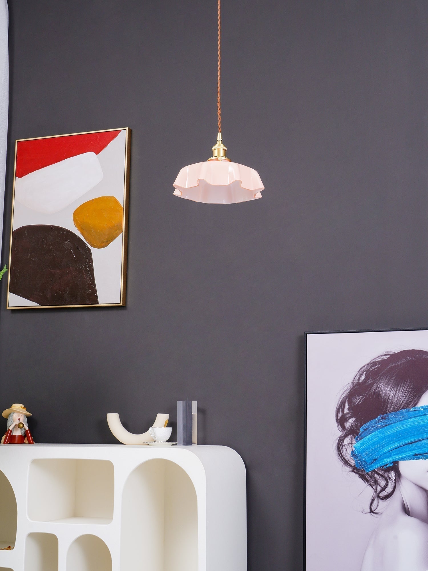 Lustra Suspension Fleur Française pour Salle à Manger
