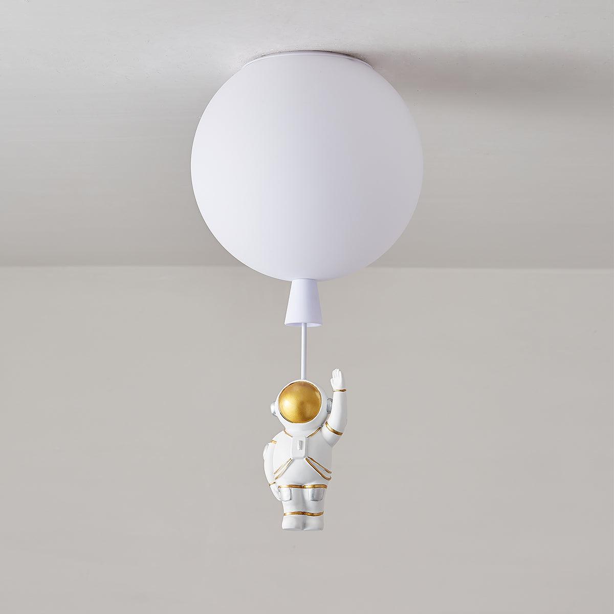 Solara Lampe Plafonnier Acrylique Ballon Astronaute