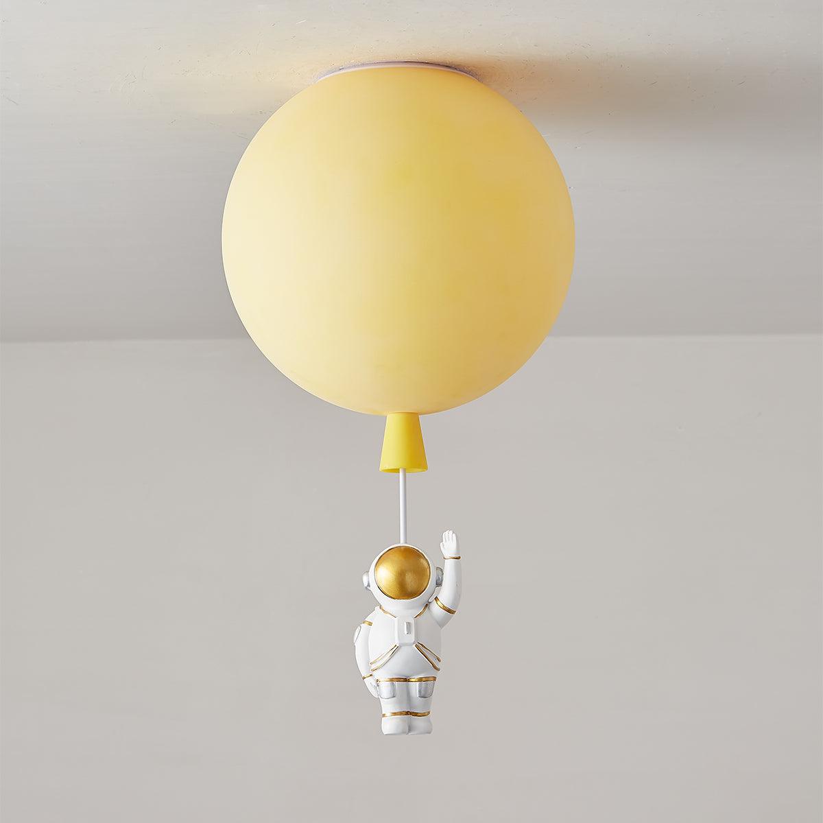 Solara Lampe Plafonnier Acrylique Ballon Astronaute