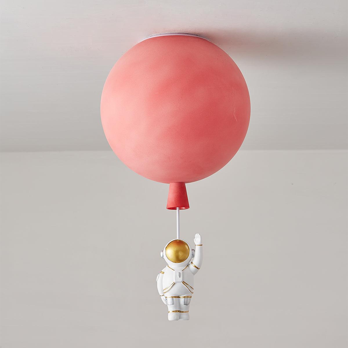 Solara Lampe Plafonnier Acrylique Ballon Astronaute