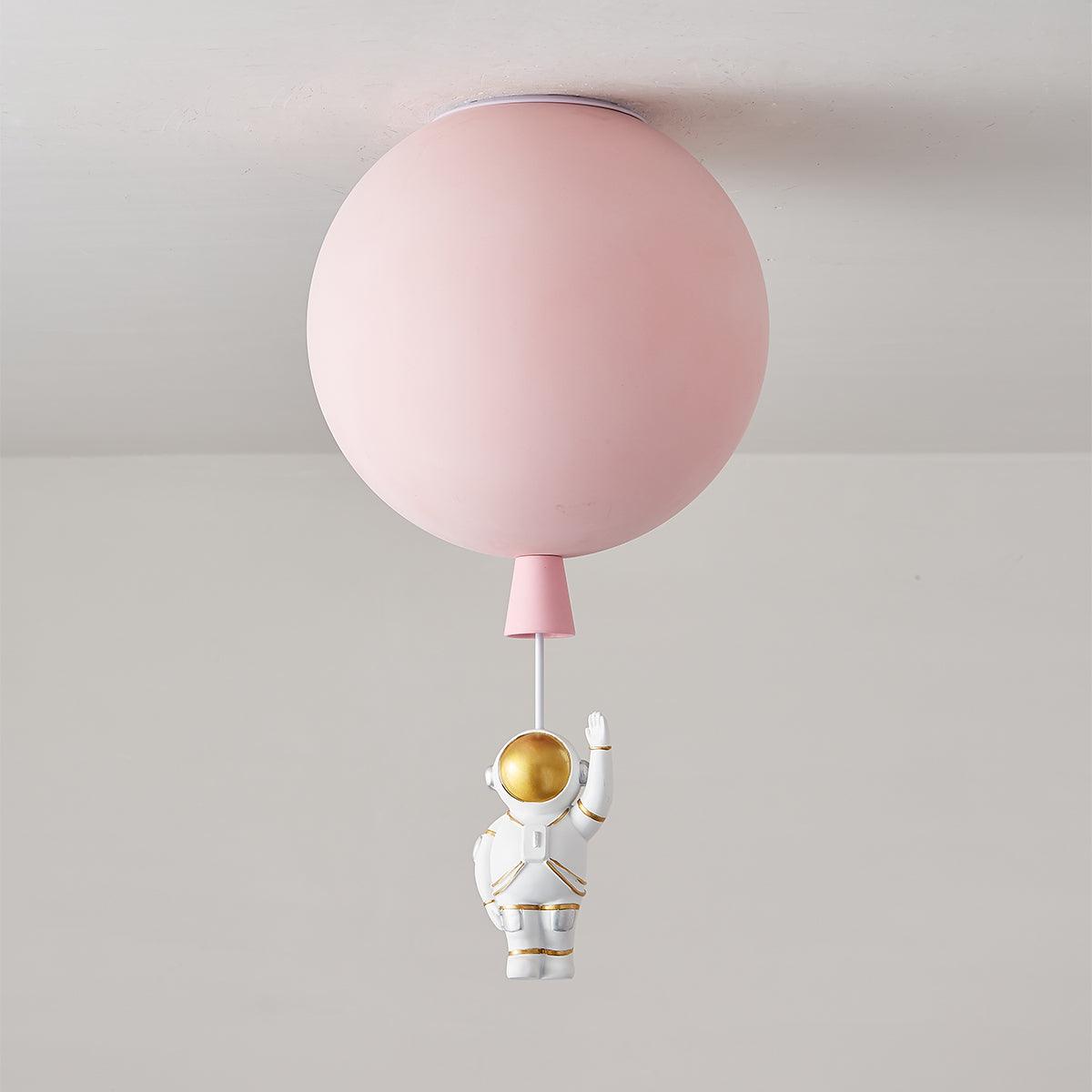 Solara Lampe Plafonnier Acrylique Ballon Astronaute