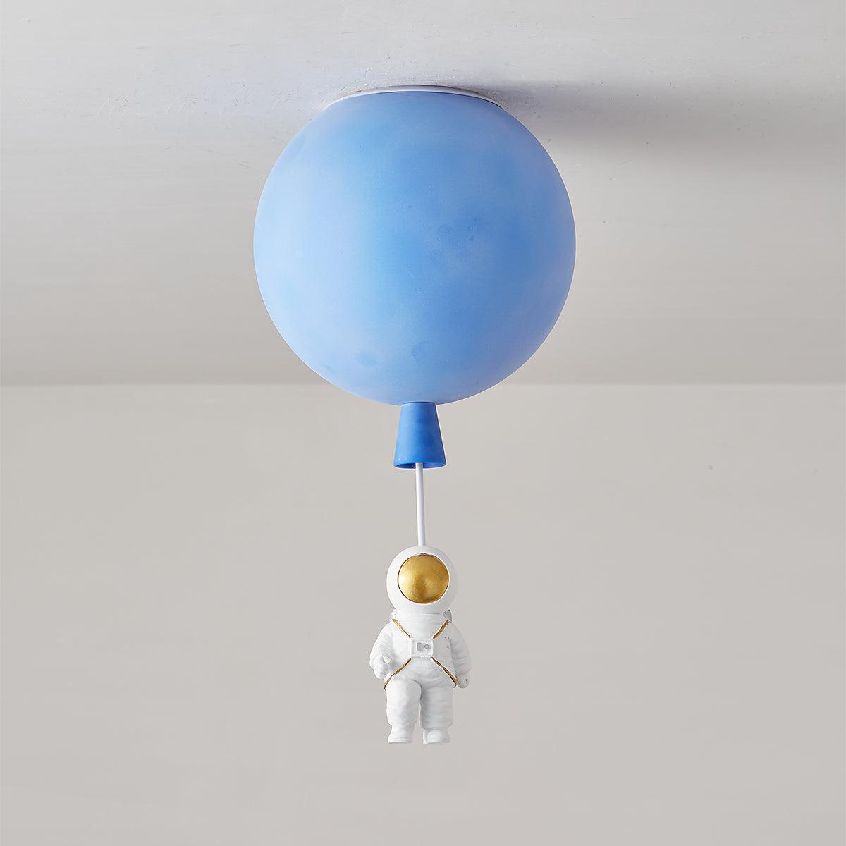 Solara Lampe Plafonnier Acrylique Ballon Astronaute