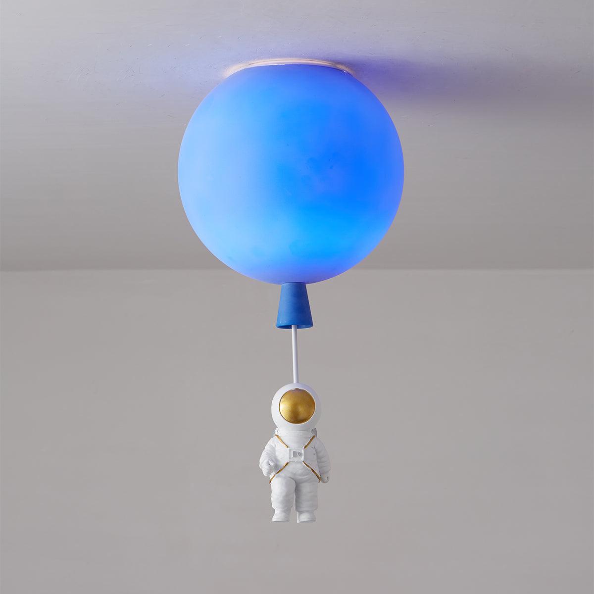 Solara Lampe Plafonnier Acrylique Ballon Astronaute