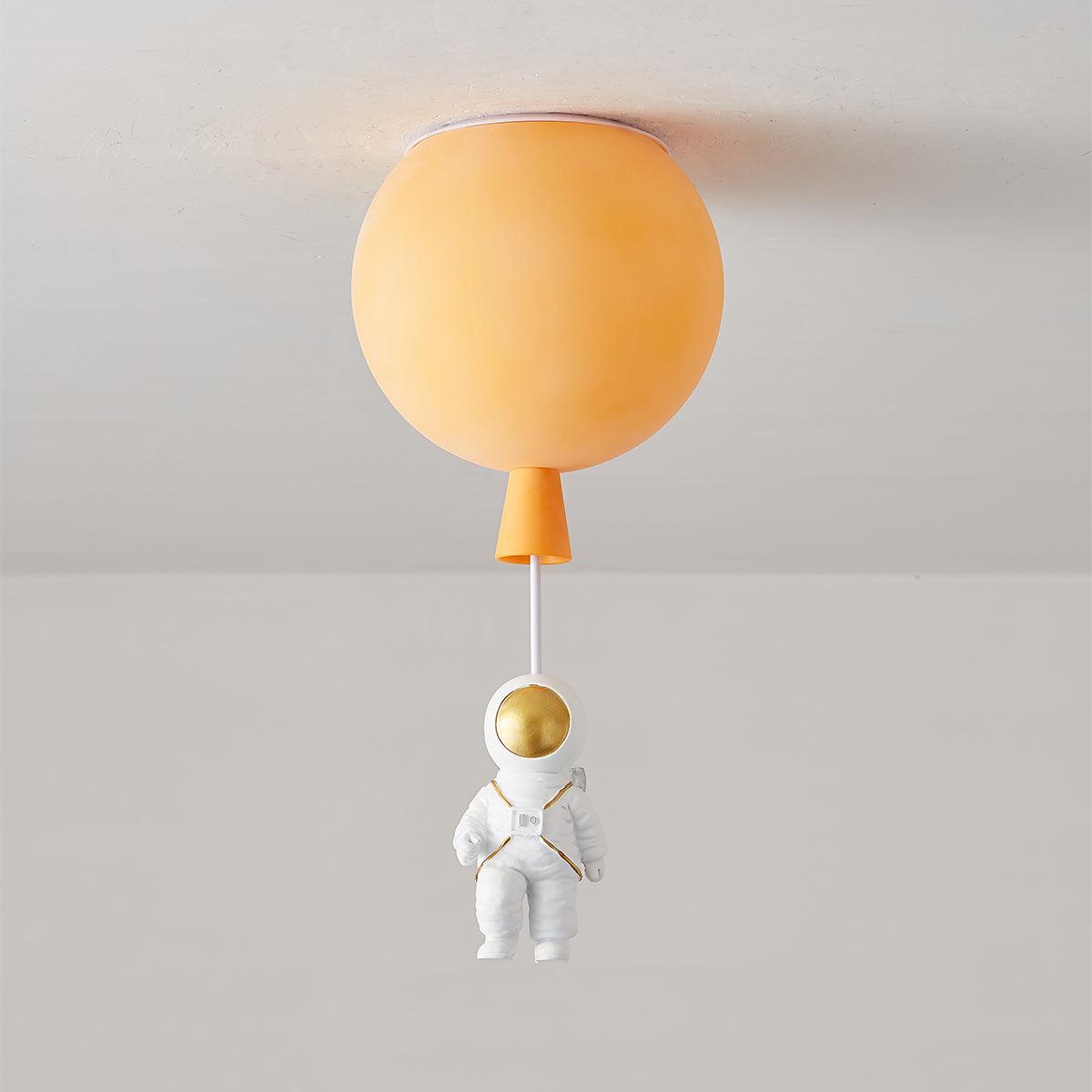 Solara Lampe Plafonnier Acrylique Ballon Astronaute