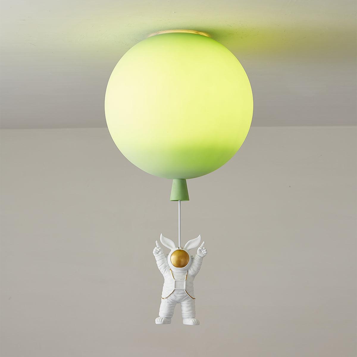 Solara Lampe Plafonnier Acrylique Ballon Astronaute