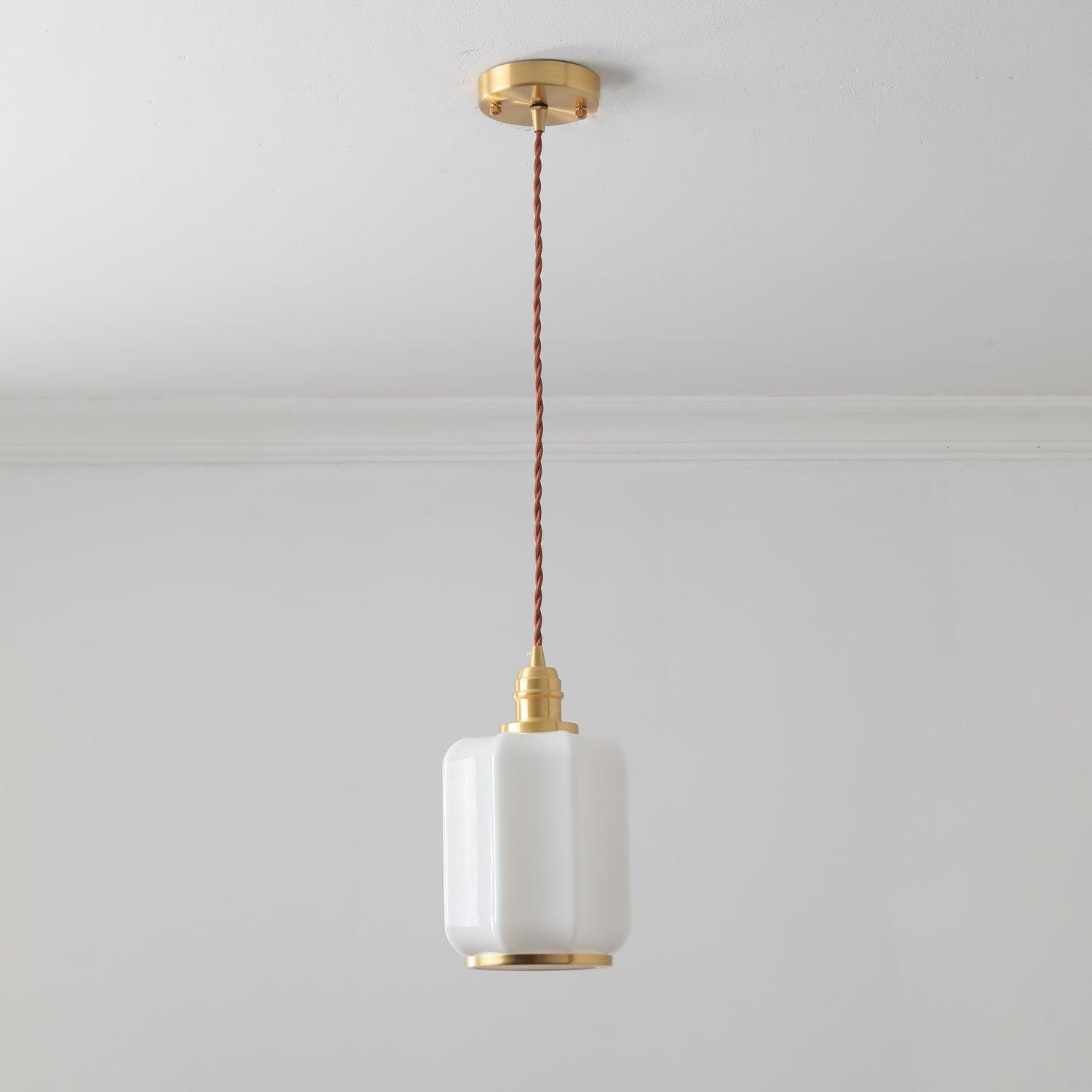 Lume Suspension en Laiton Vintage