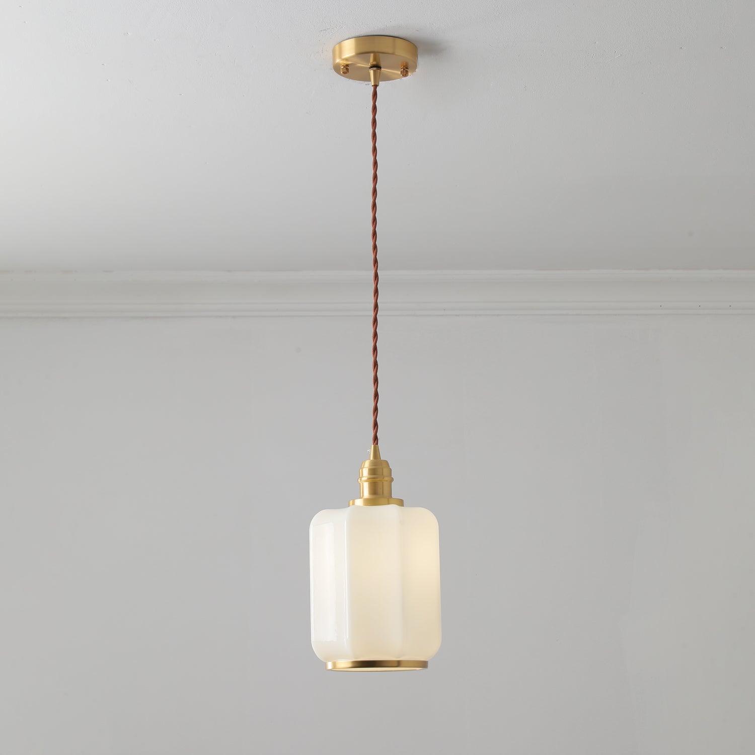Lume Suspension en Laiton Vintage