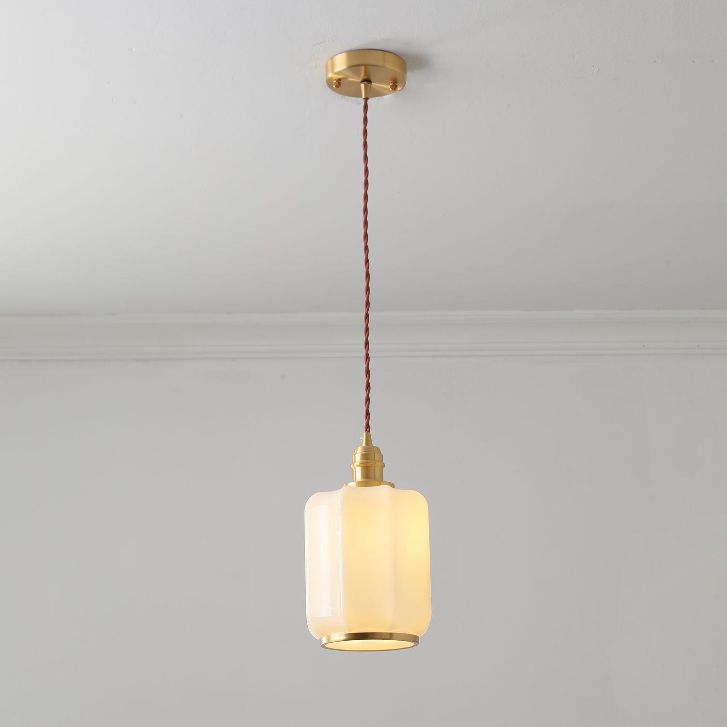 Lume Suspension en Laiton Vintage