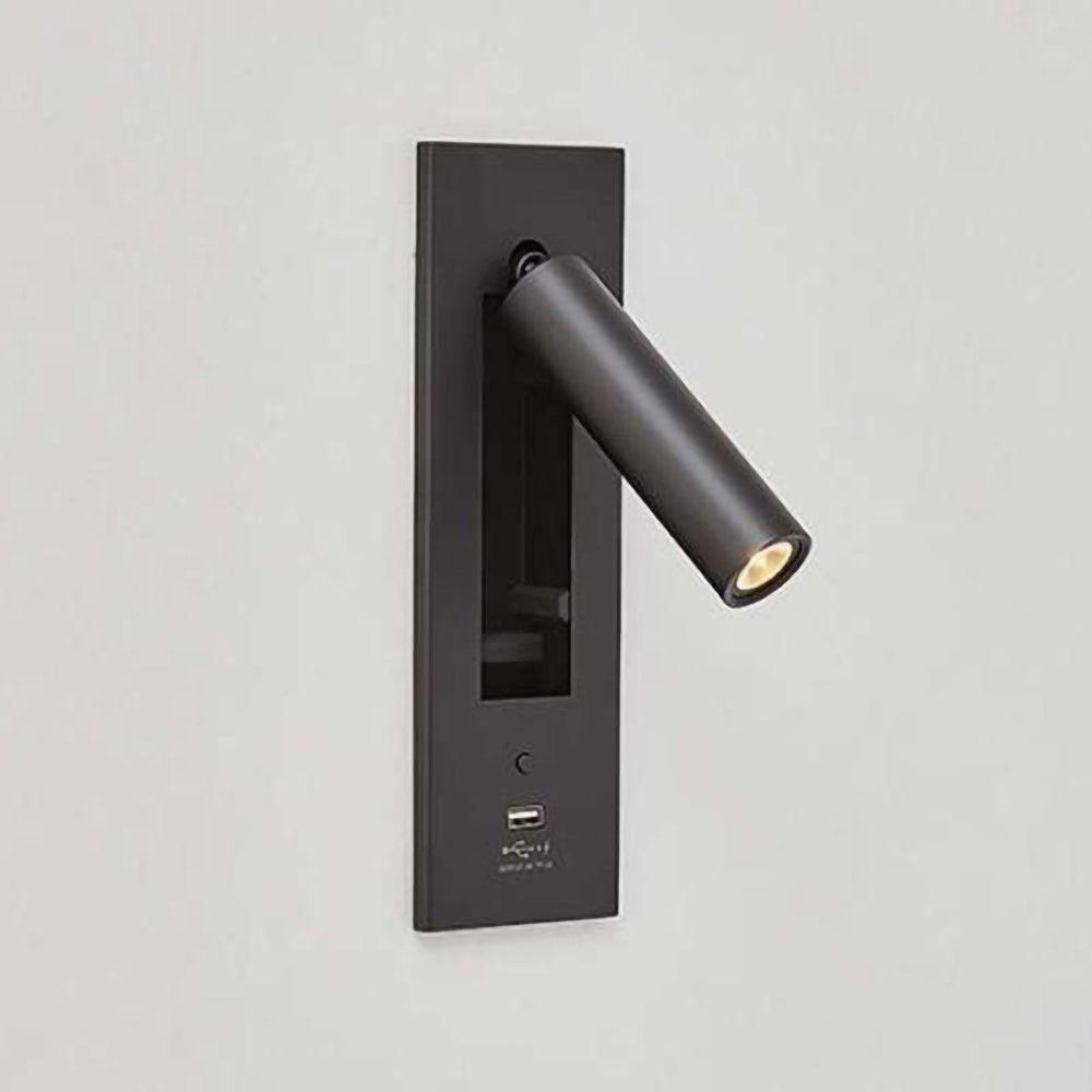 Aare Moderne Minimaliste Chevet Noir Luminaire Mural
