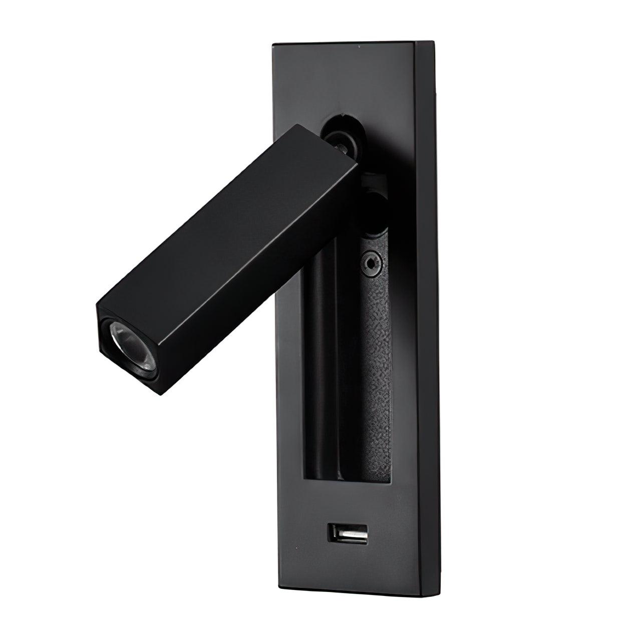 Aare Moderne Minimaliste Chevet Noir Luminaire Mural