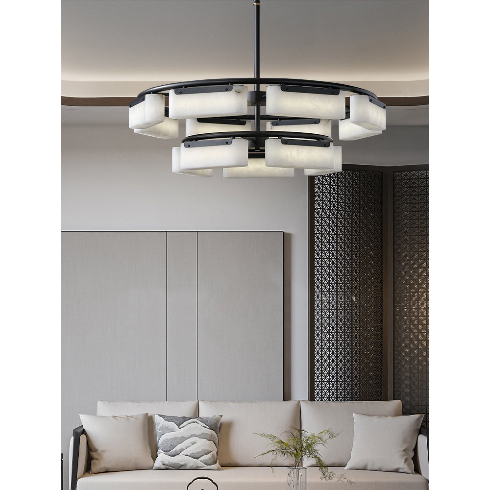 Varaeia Lustre Laiton Albâtre Minimaliste Moderne