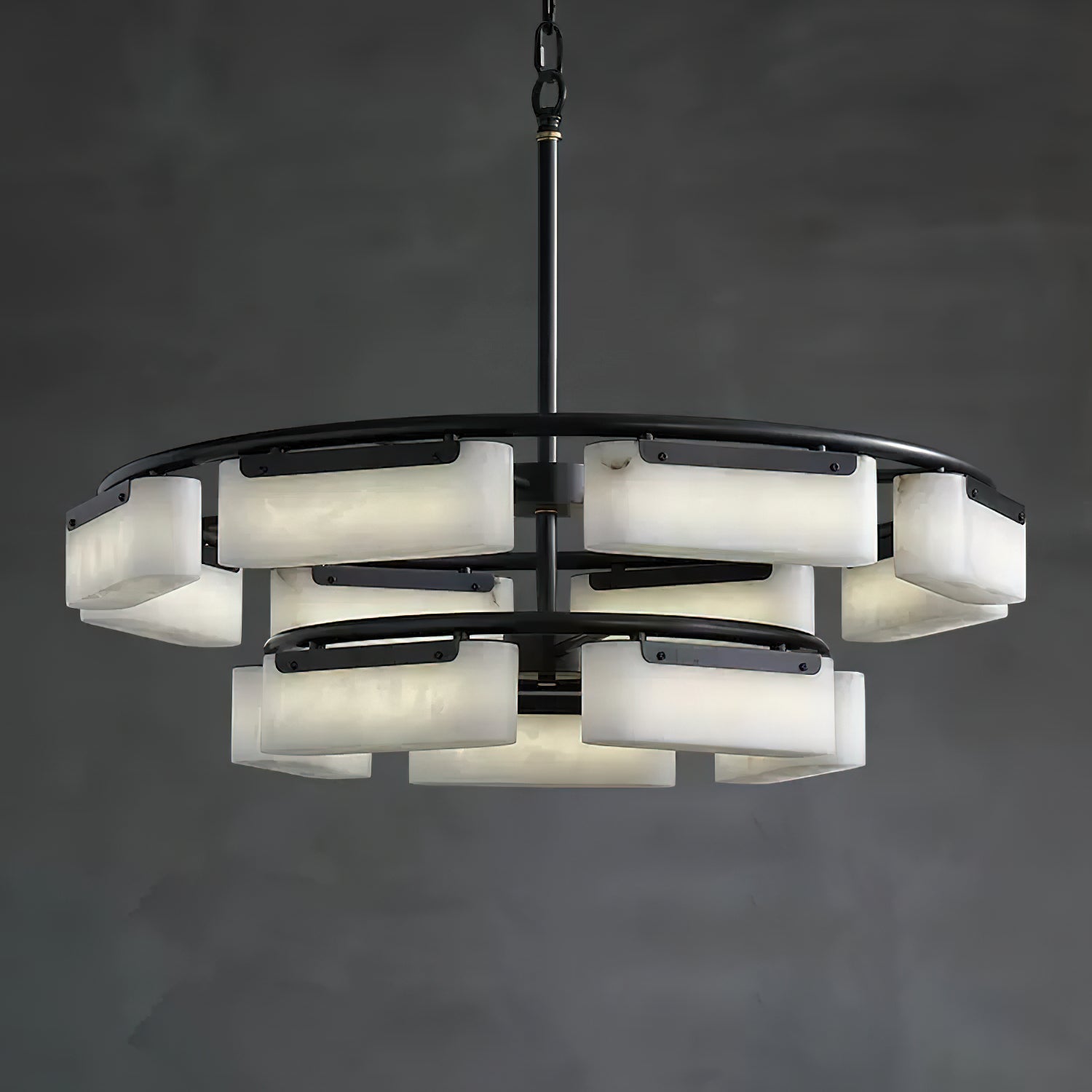 Varaeia Lustre Laiton Albâtre Minimaliste Moderne