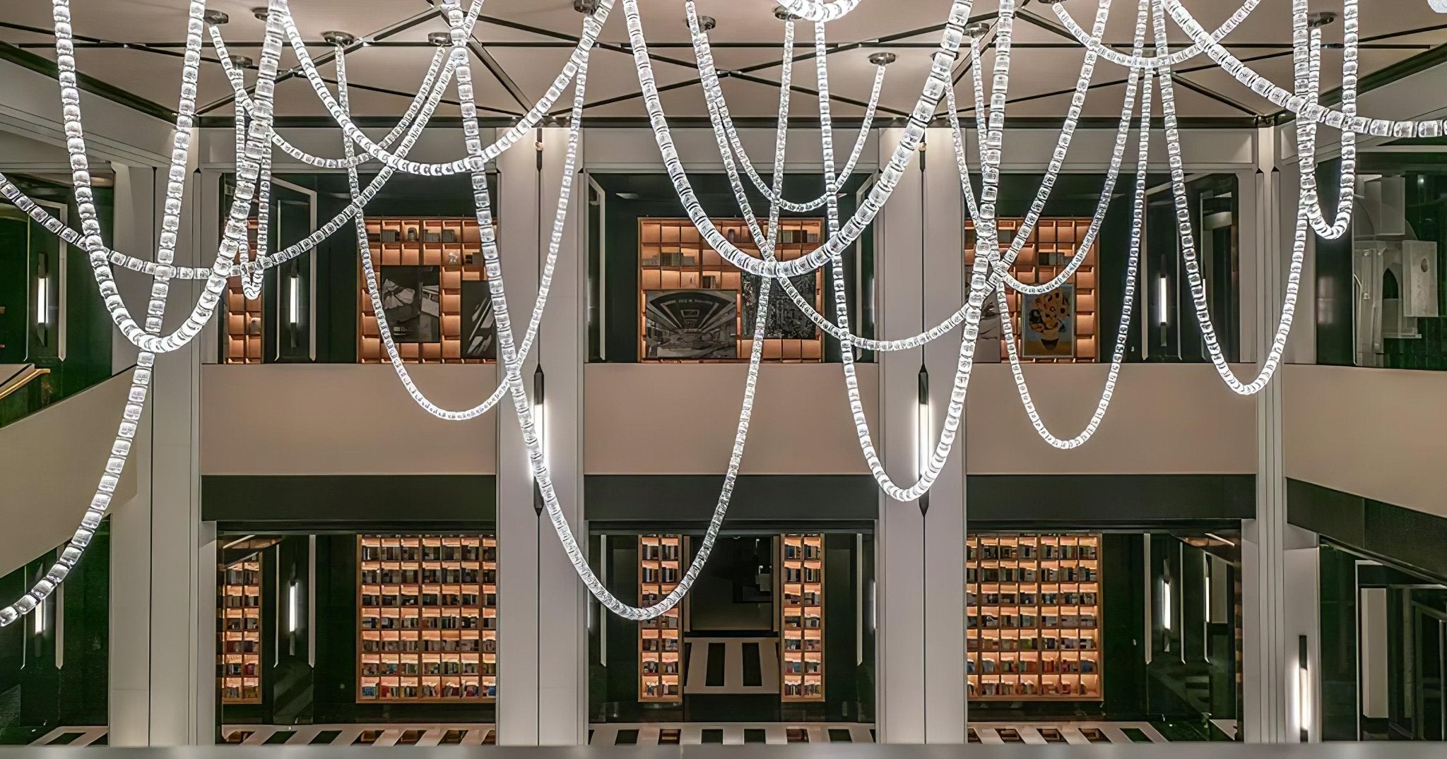 Nysilisra Luxe Crystal Suspension Lumière