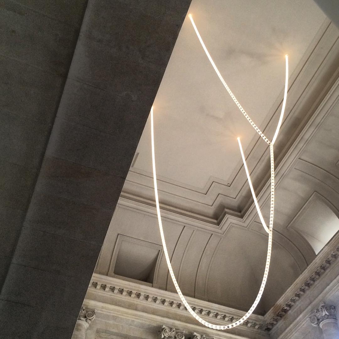 Lustra Lustre Cristal Doré LED 3-Lignes