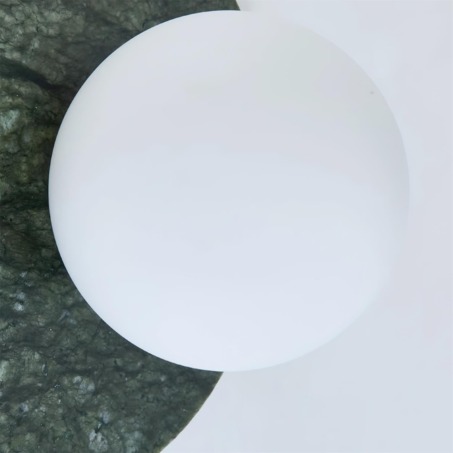 Enox Applique Murale Minimaliste à Globe en Marbre