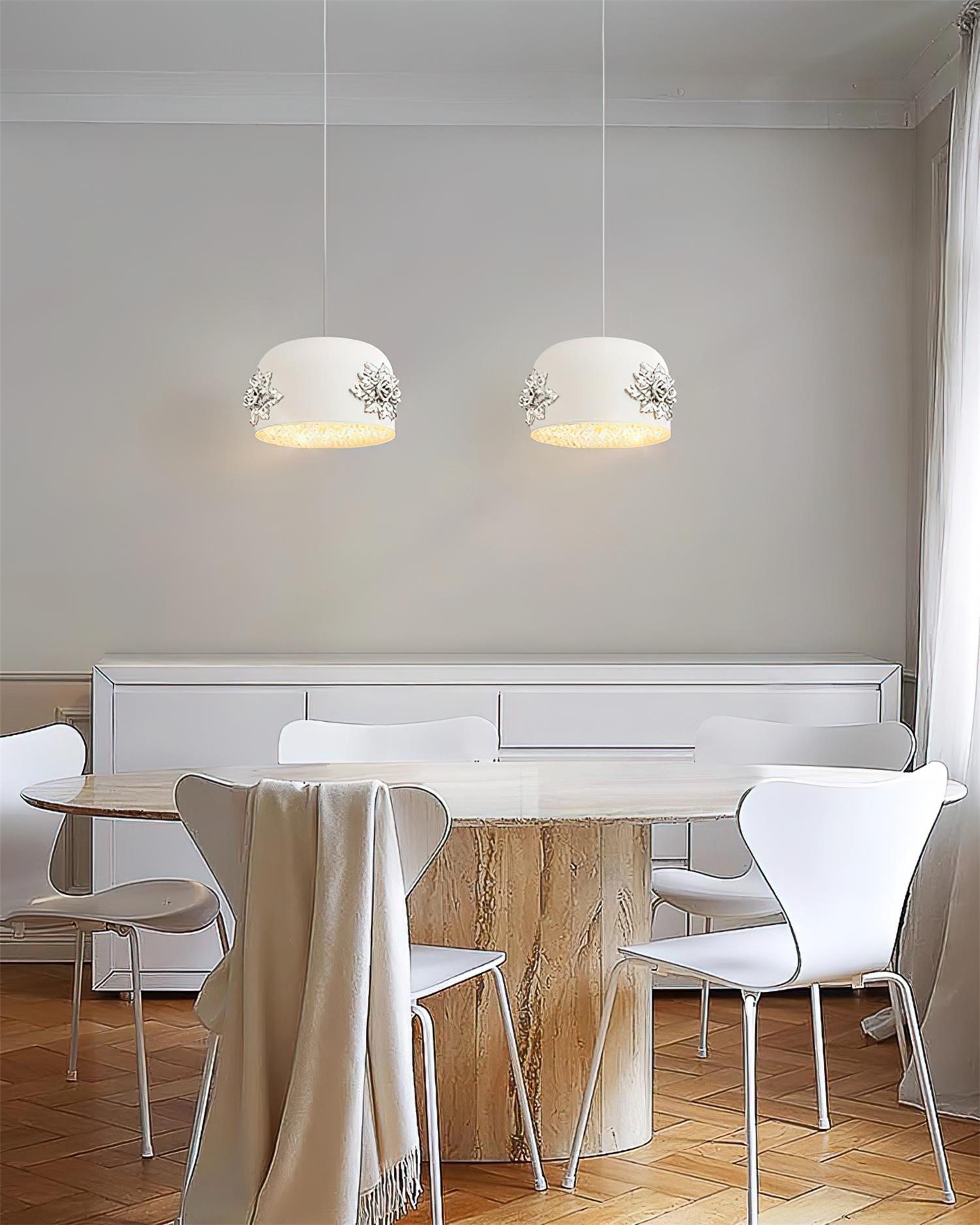 Gaina Suspension Florale Tambour