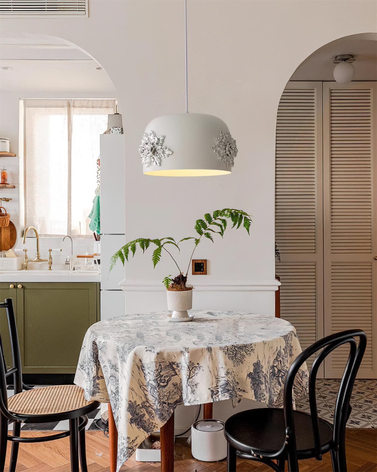 Gaina Suspension Florale Tambour
