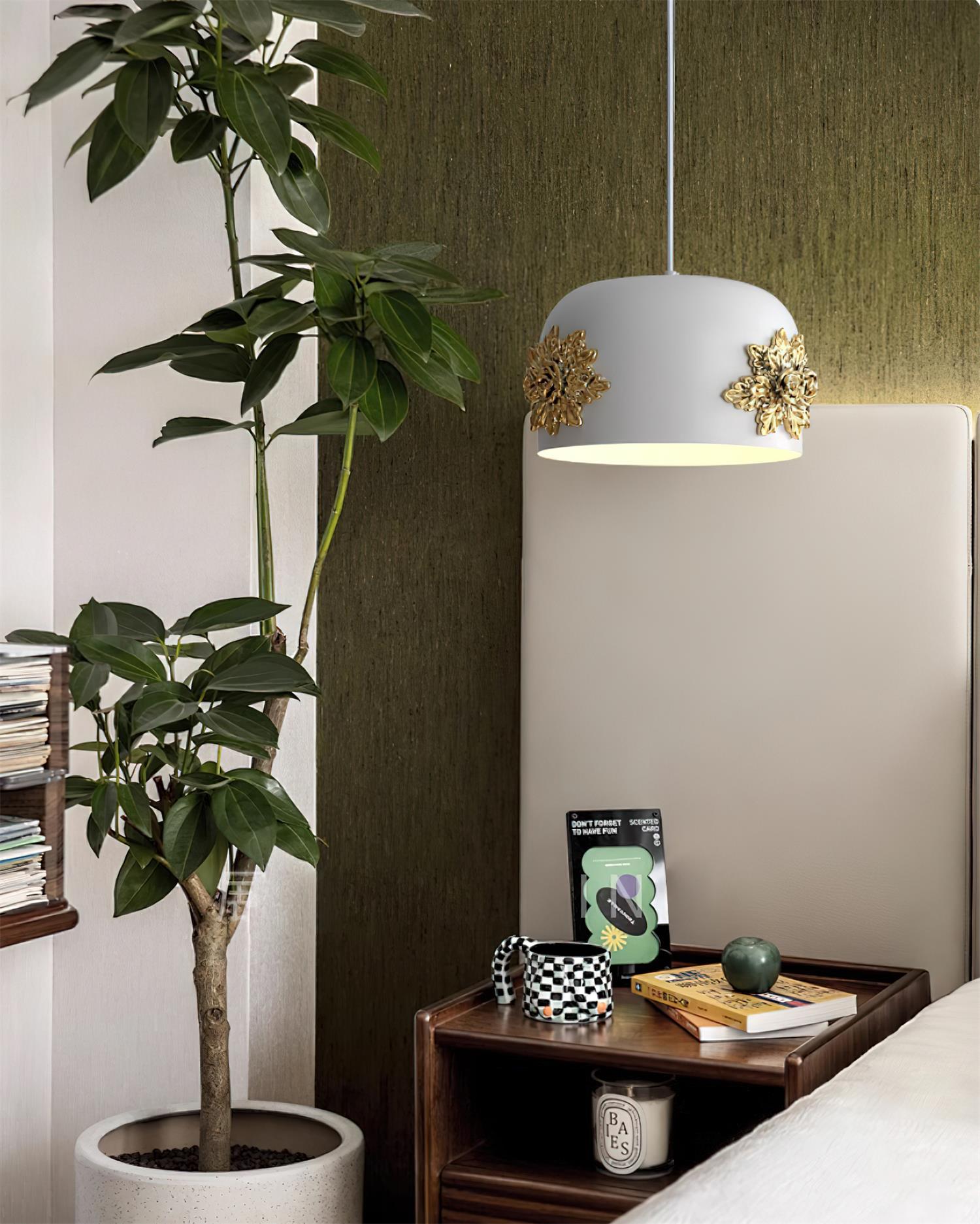 Gaina Suspension Florale Tambour