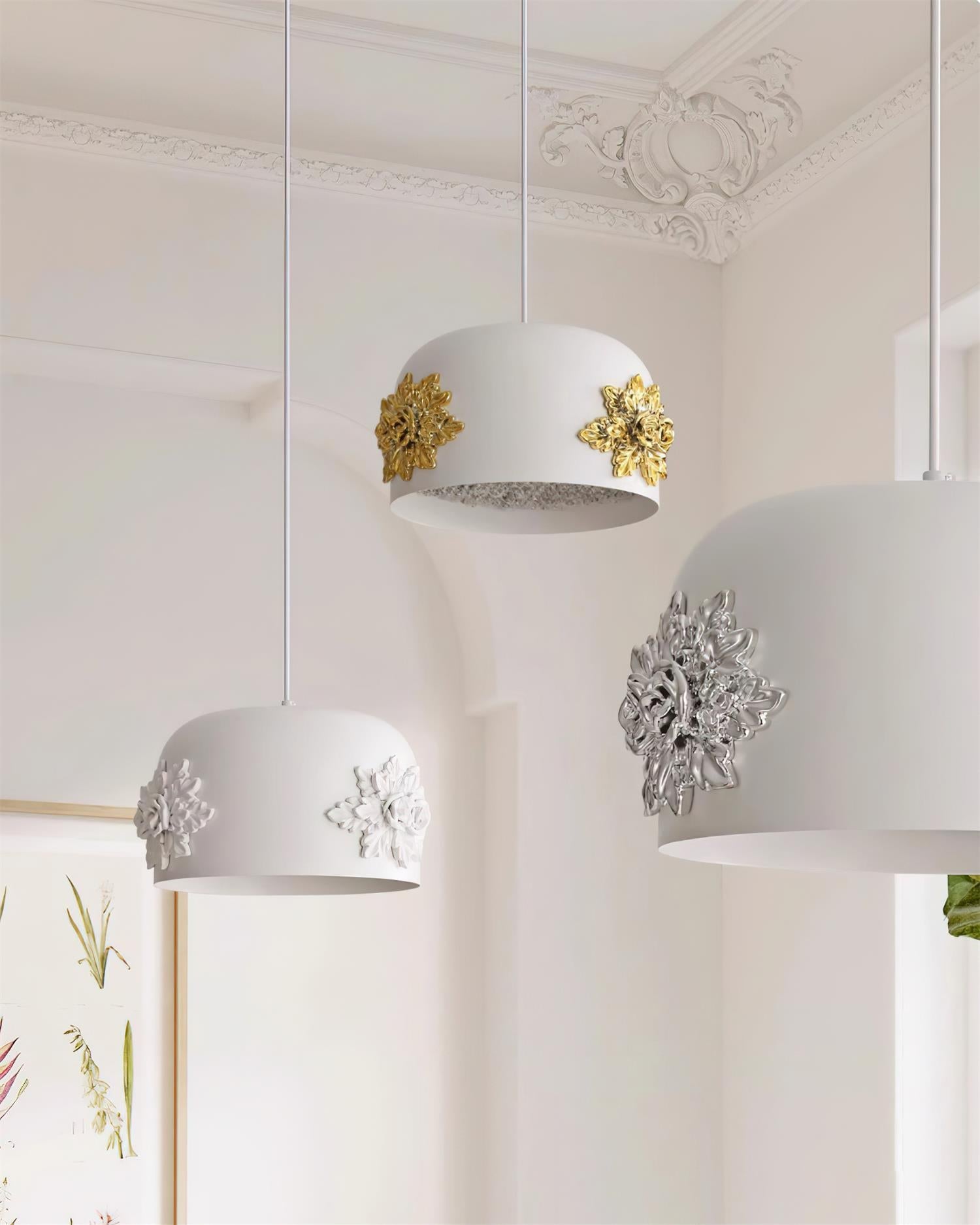 Gaina Suspension Florale Tambour
