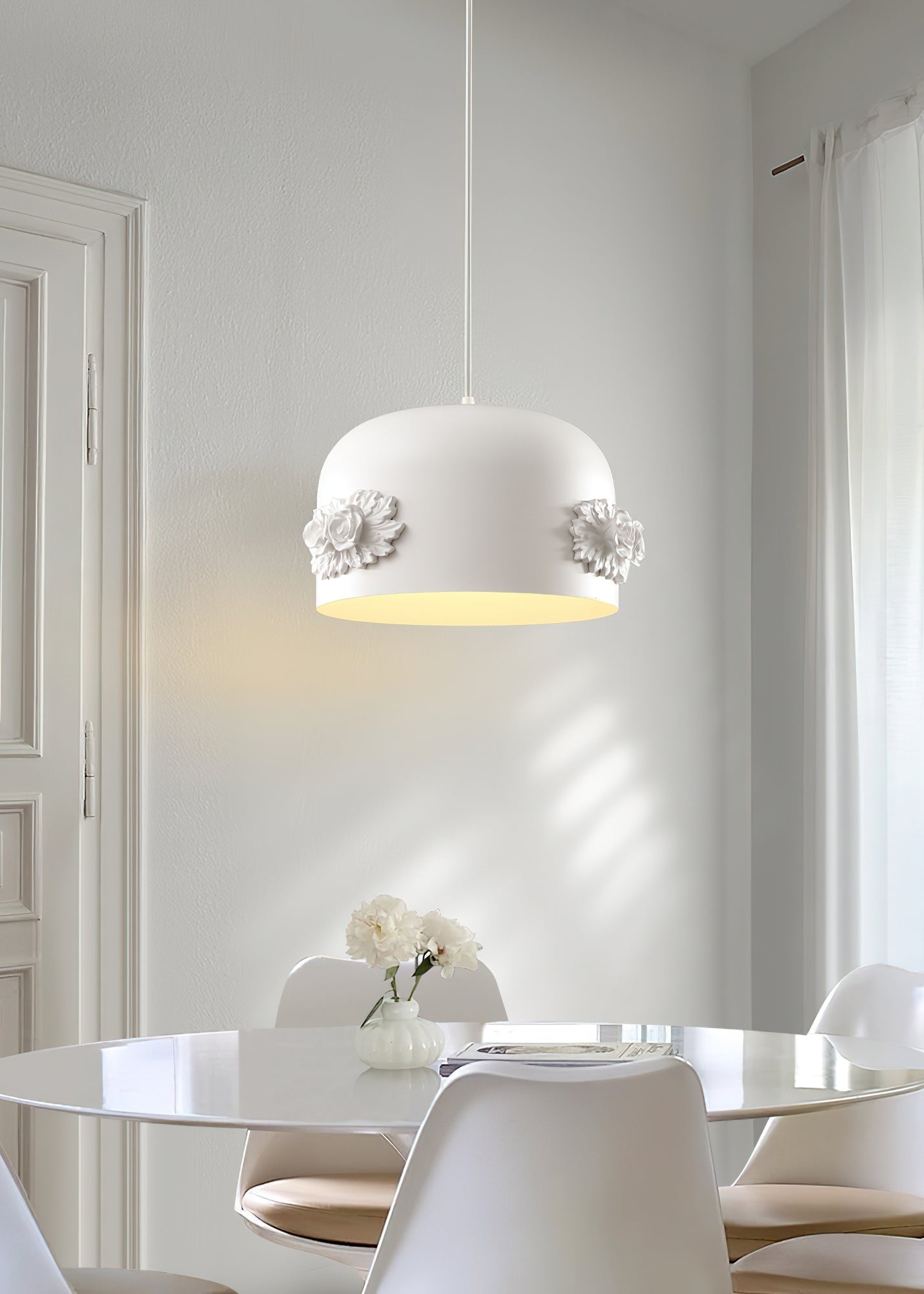 Gaina Suspension Florale Tambour