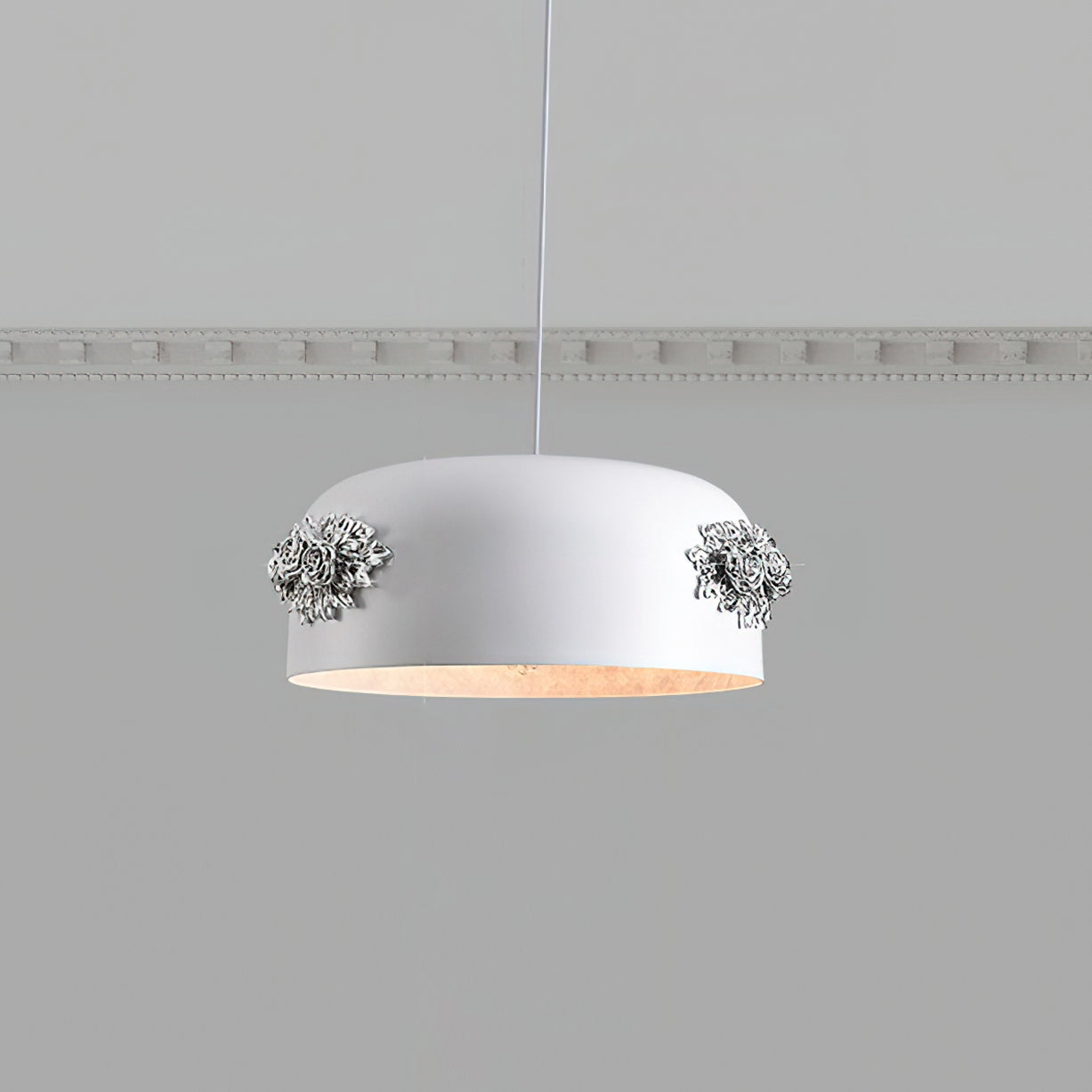 Gaina Suspension Florale Tambour