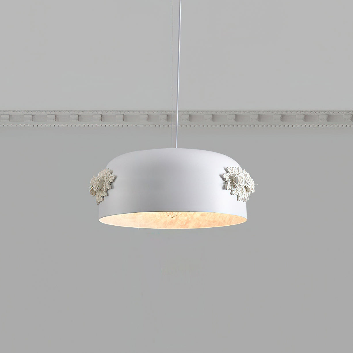 Gaina Suspension Florale Tambour