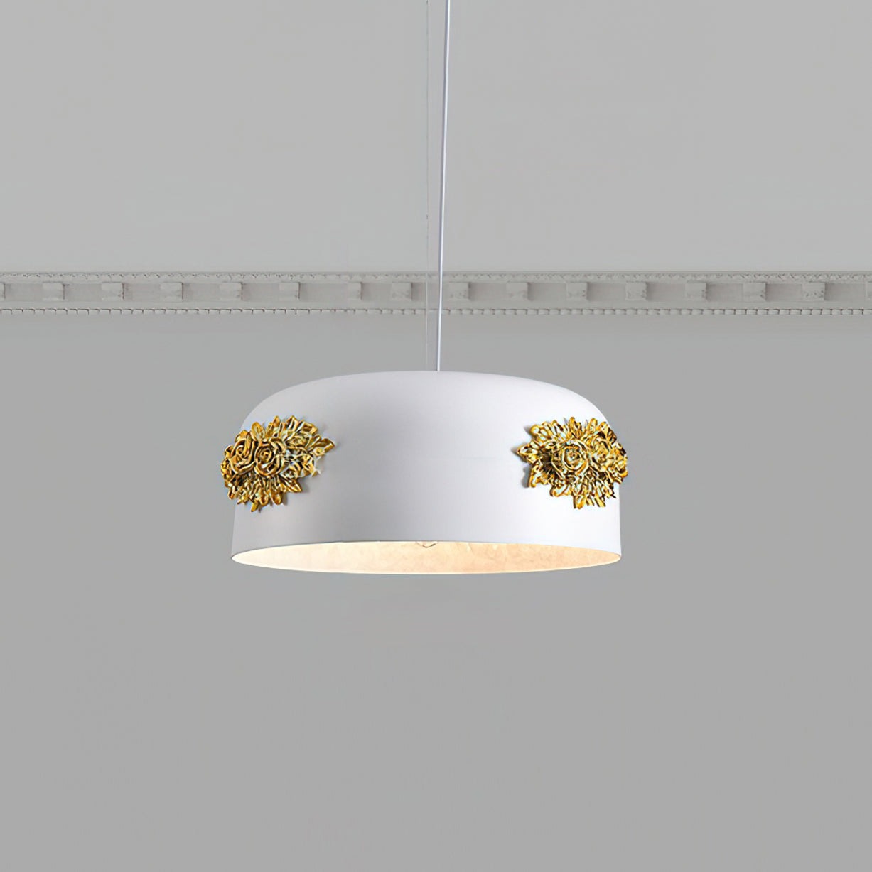 Gaina Suspension Florale Tambour