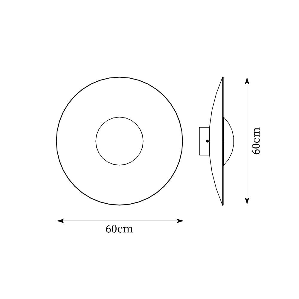 Rayvyn Metal Applique Murale Métal Moderne Minimaliste