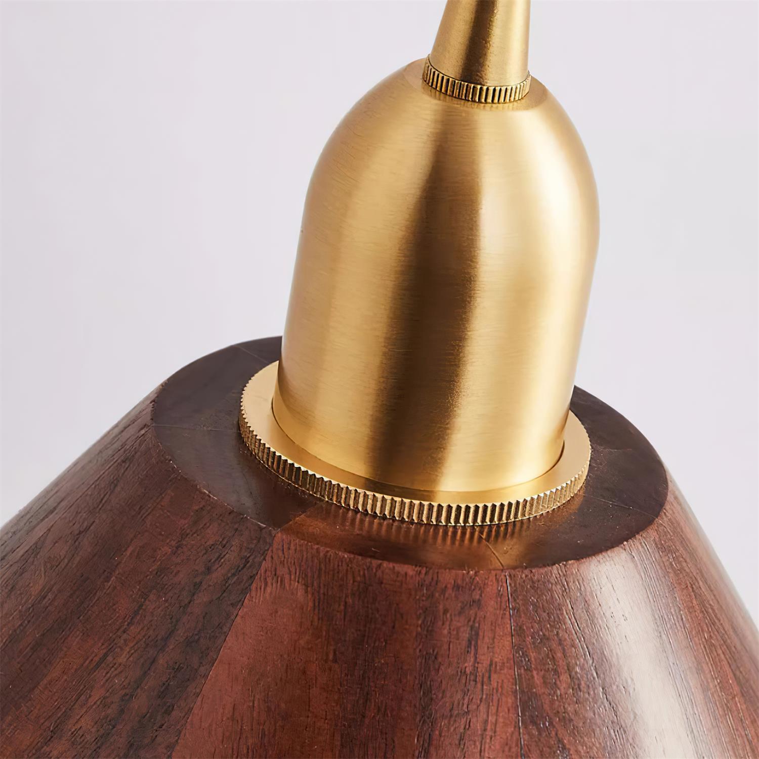 Emberin Suspension en bois de formes assorties en bois massif et laiton