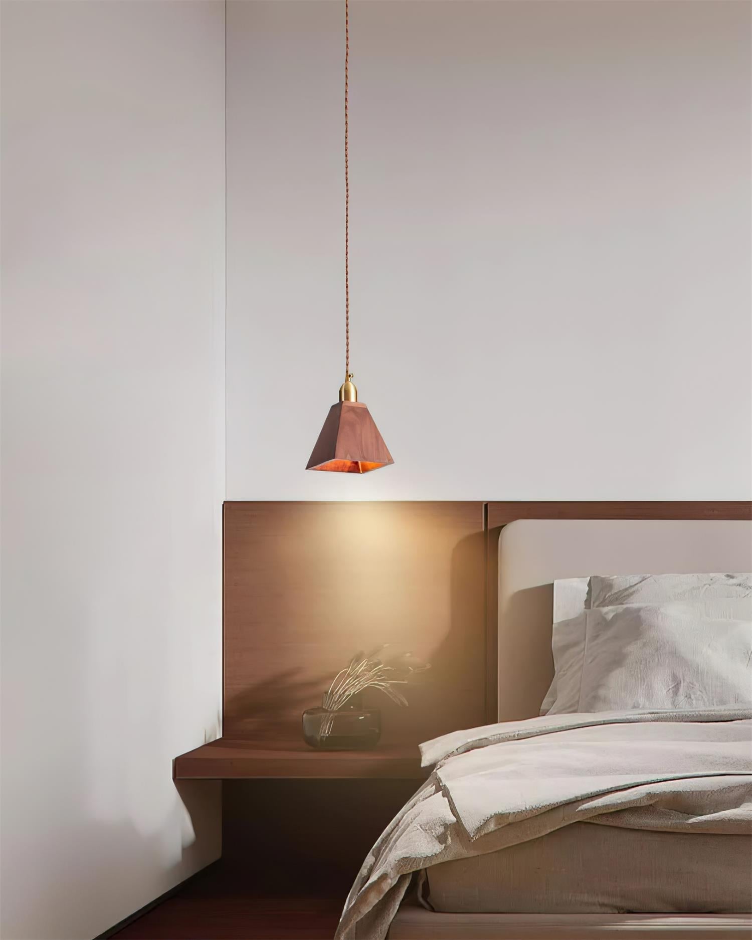 Emberin Suspension en bois de formes assorties en bois massif et laiton
