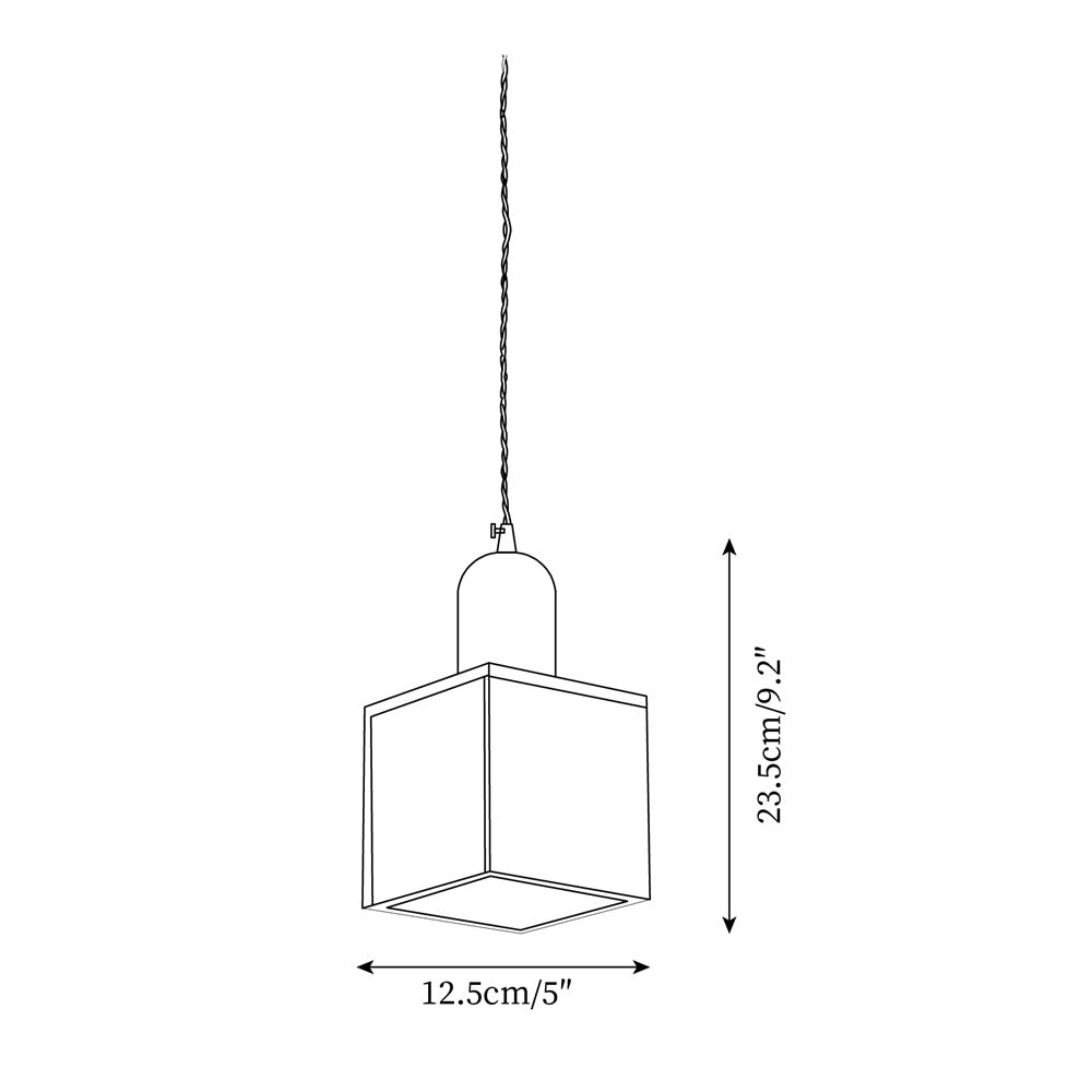 Emberin Suspension en bois de formes assorties en bois massif et laiton