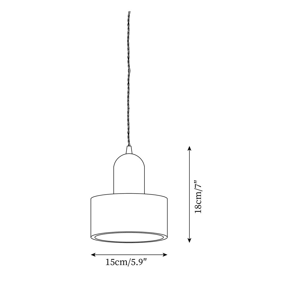 Emberin Suspension en bois de formes assorties en bois massif et laiton
