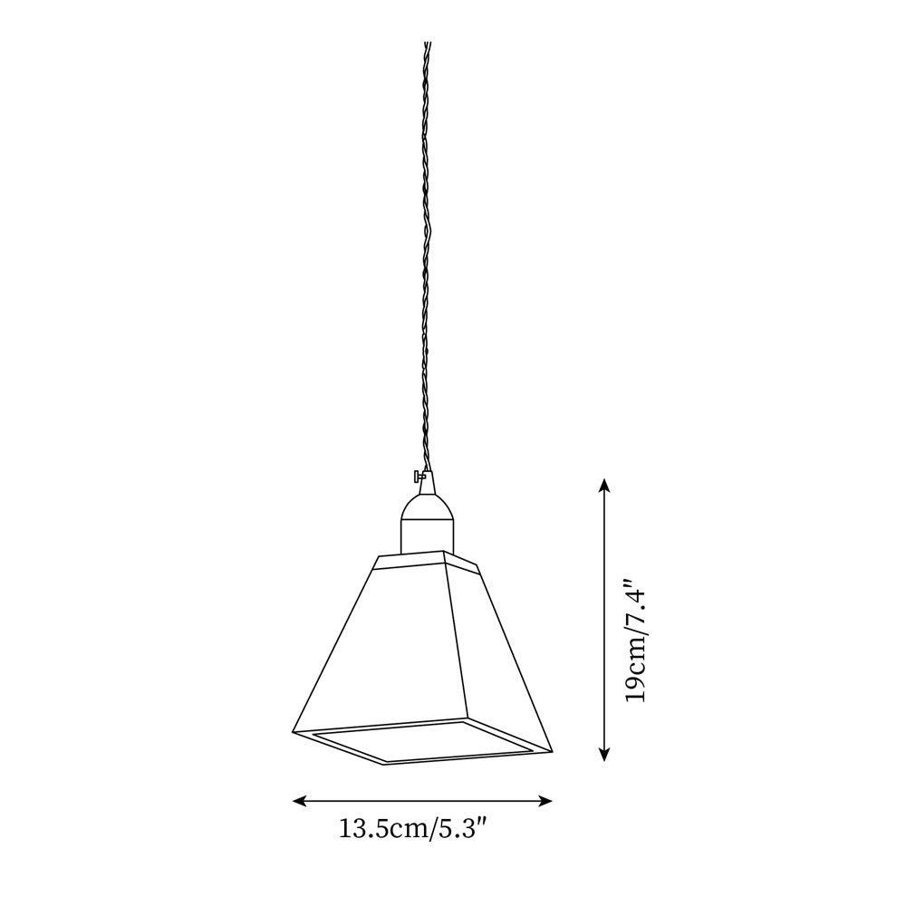 Emberin Suspension en bois de formes assorties en bois massif et laiton