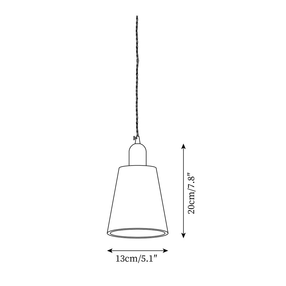 Emberin Suspension en bois de formes assorties en bois massif et laiton