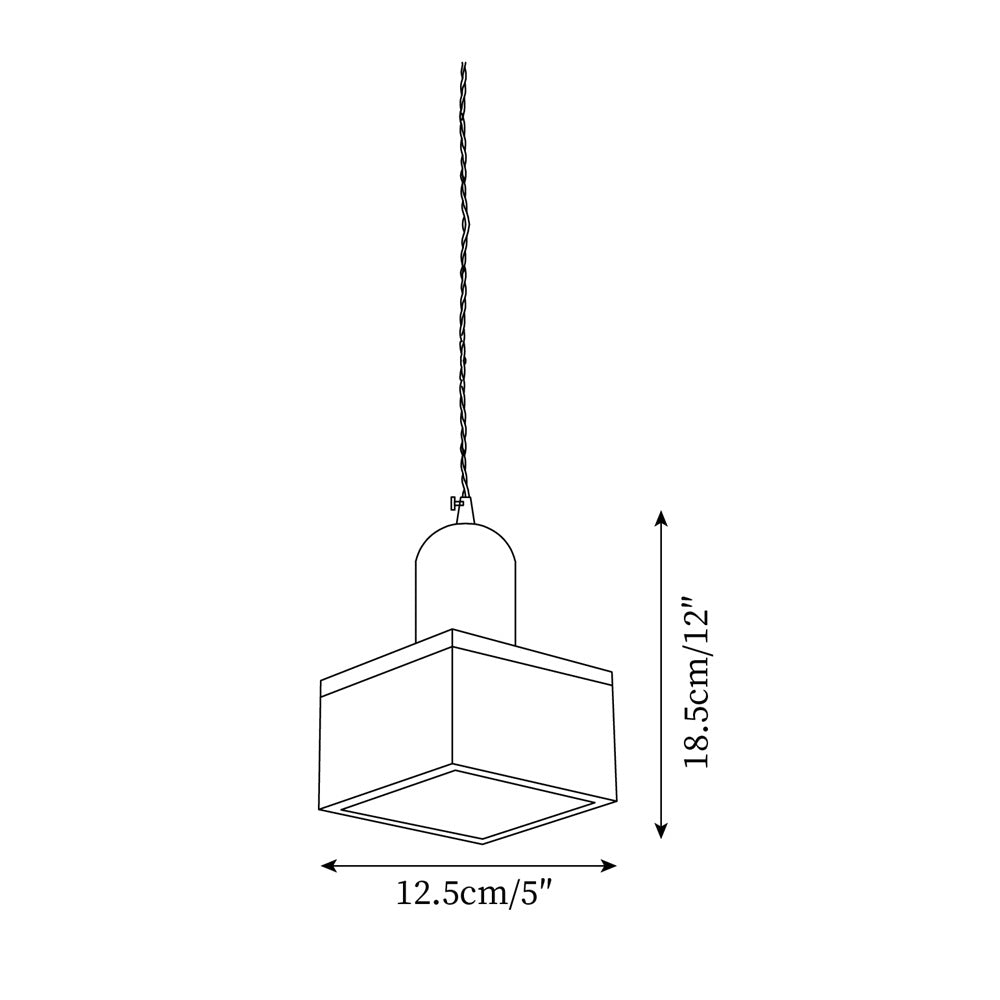 Emberin Suspension en bois de formes assorties en bois massif et laiton
