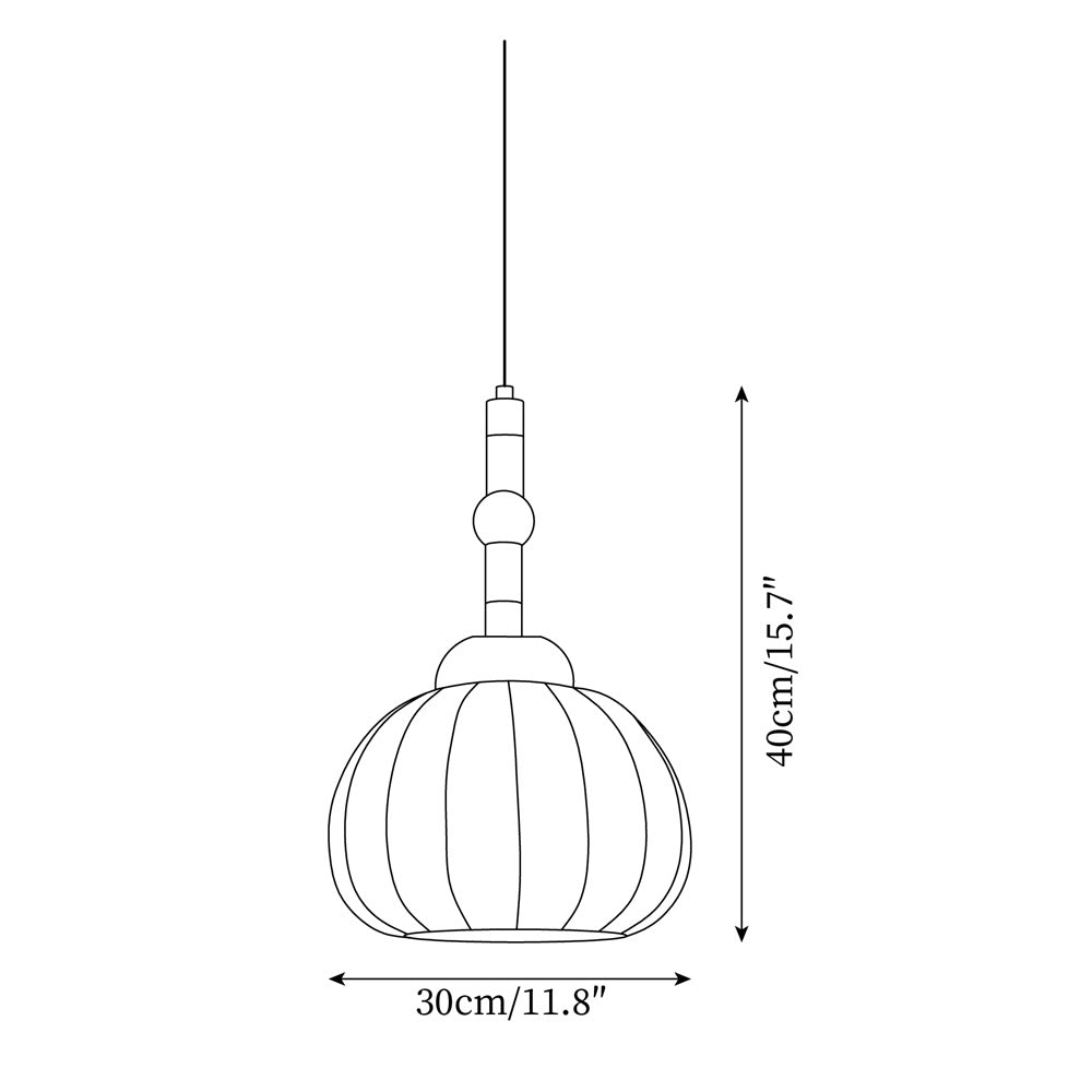 Gaya Suspension Soie Globe