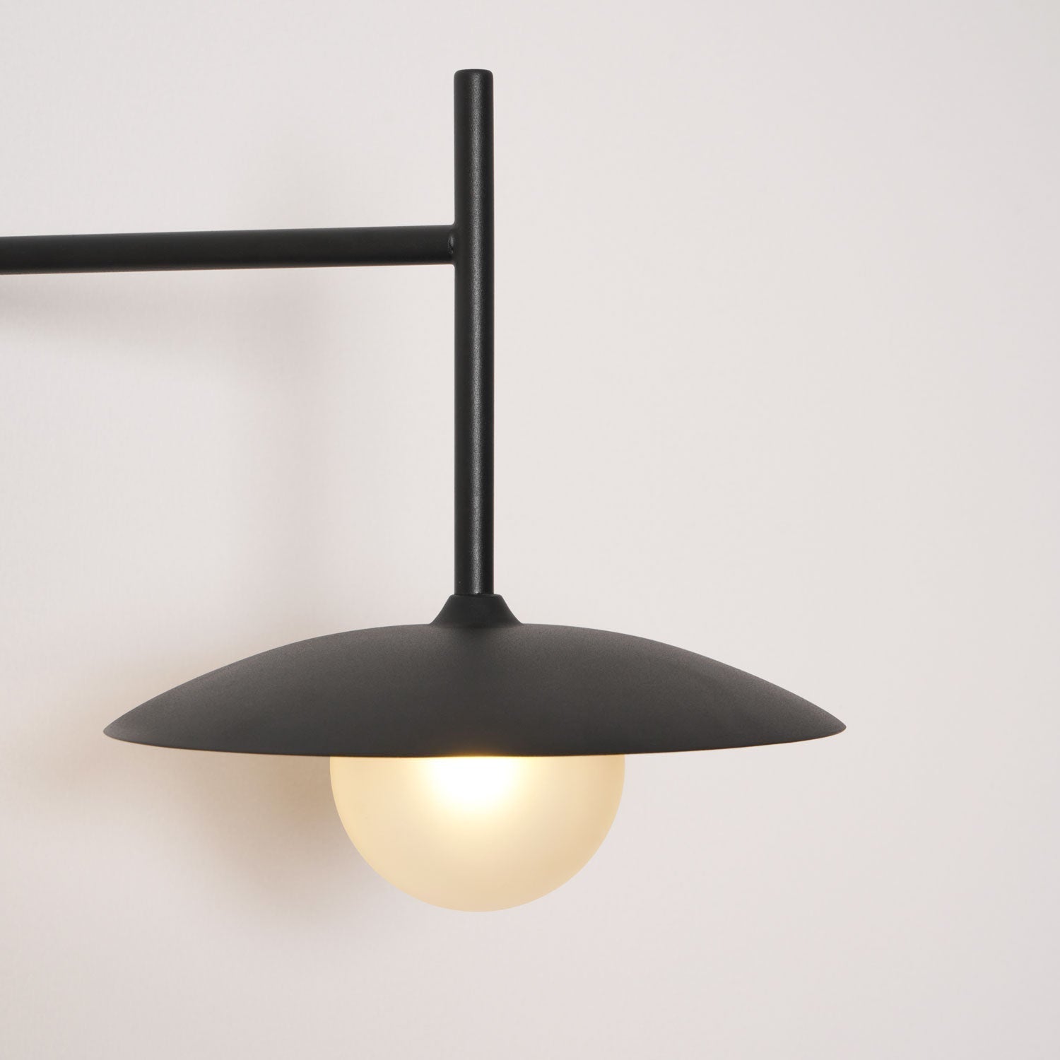 Edan Swing Arm Plug-in Glass Wall Lamp