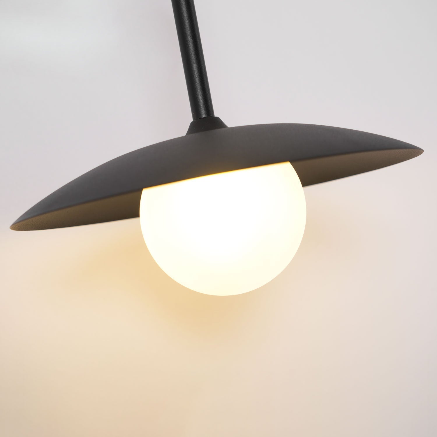 Edan Swing Arm Plug-in Glass Wall Lamp