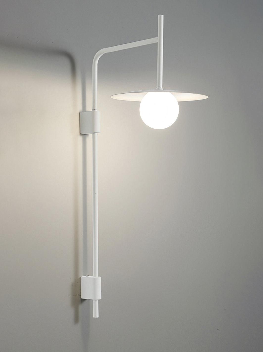 Edan Swing Arm Plug-in Glass Wall Lamp