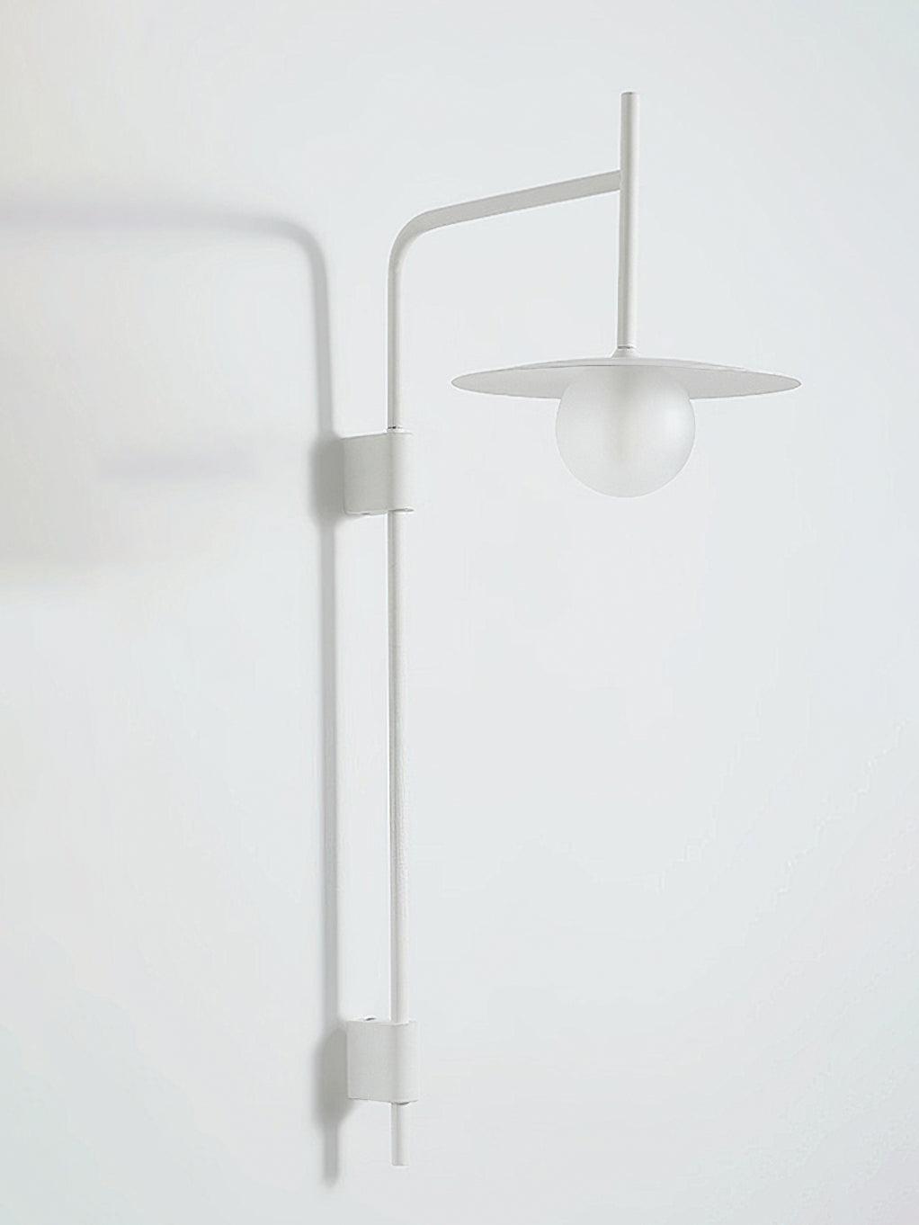 Edan Swing Arm Plug-in Glass Wall Lamp