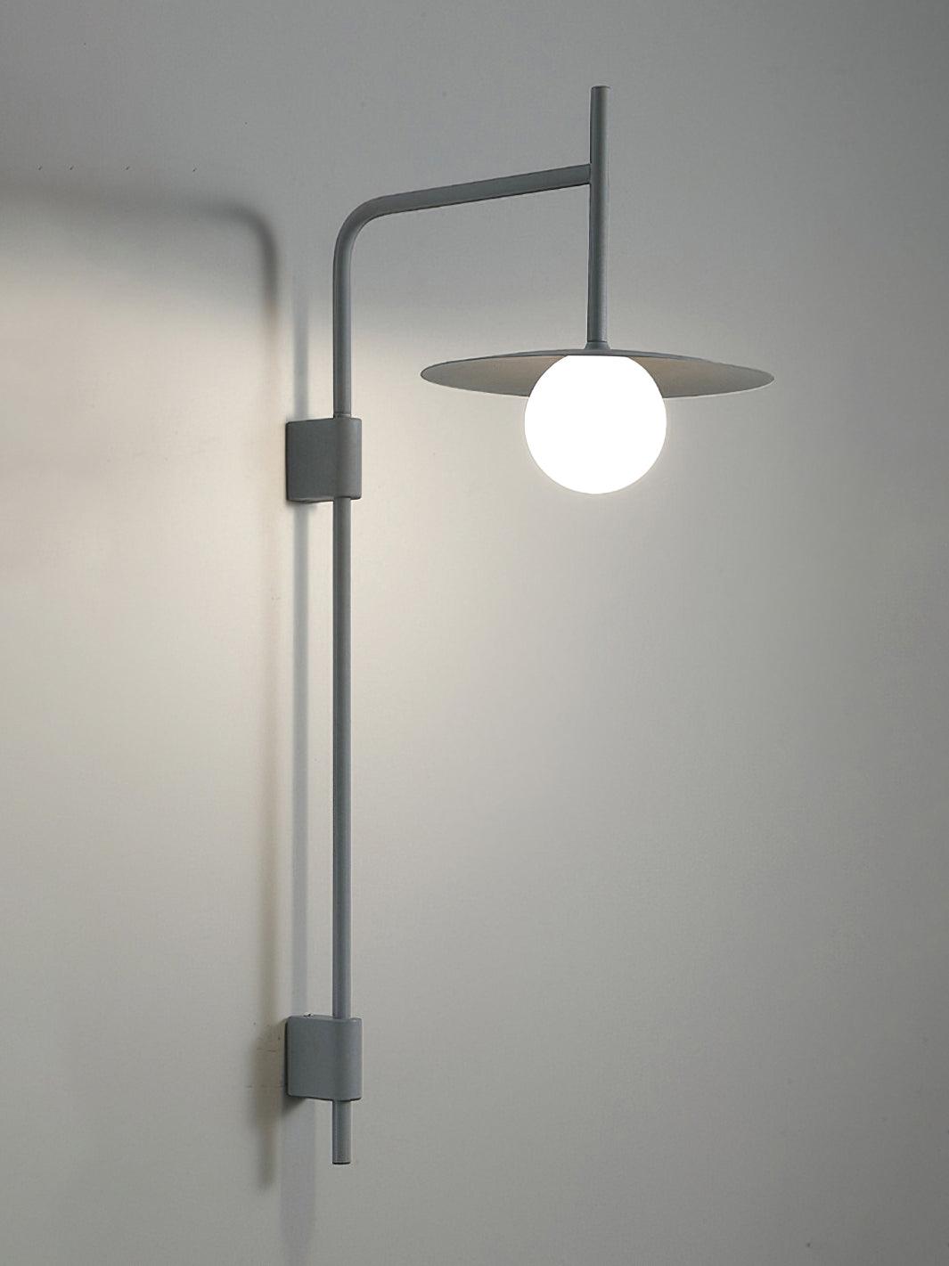 Edan Swing Arm Plug-in Glass Wall Lamp