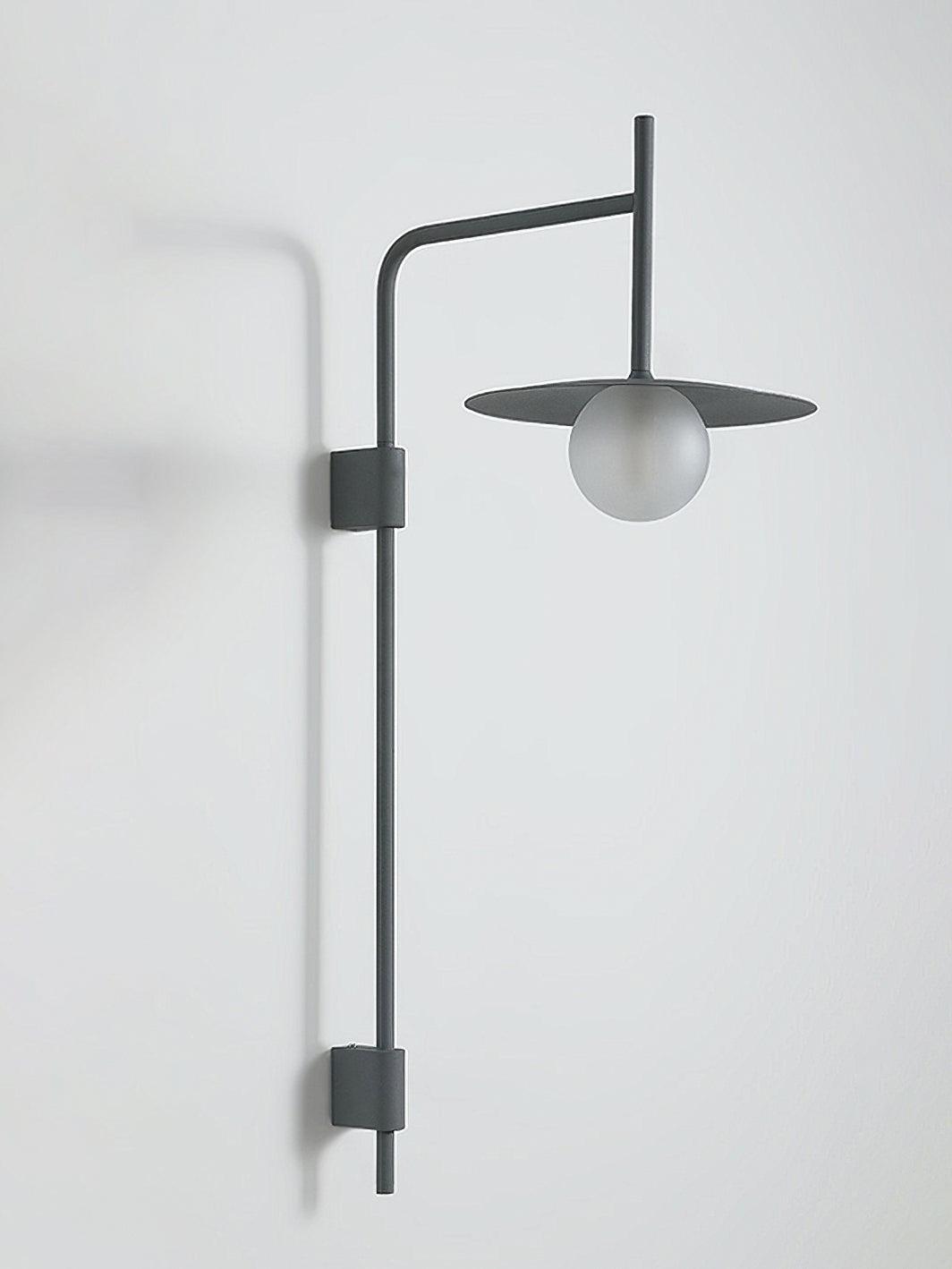 Edan Swing Arm Plug-in Glass Wall Lamp
