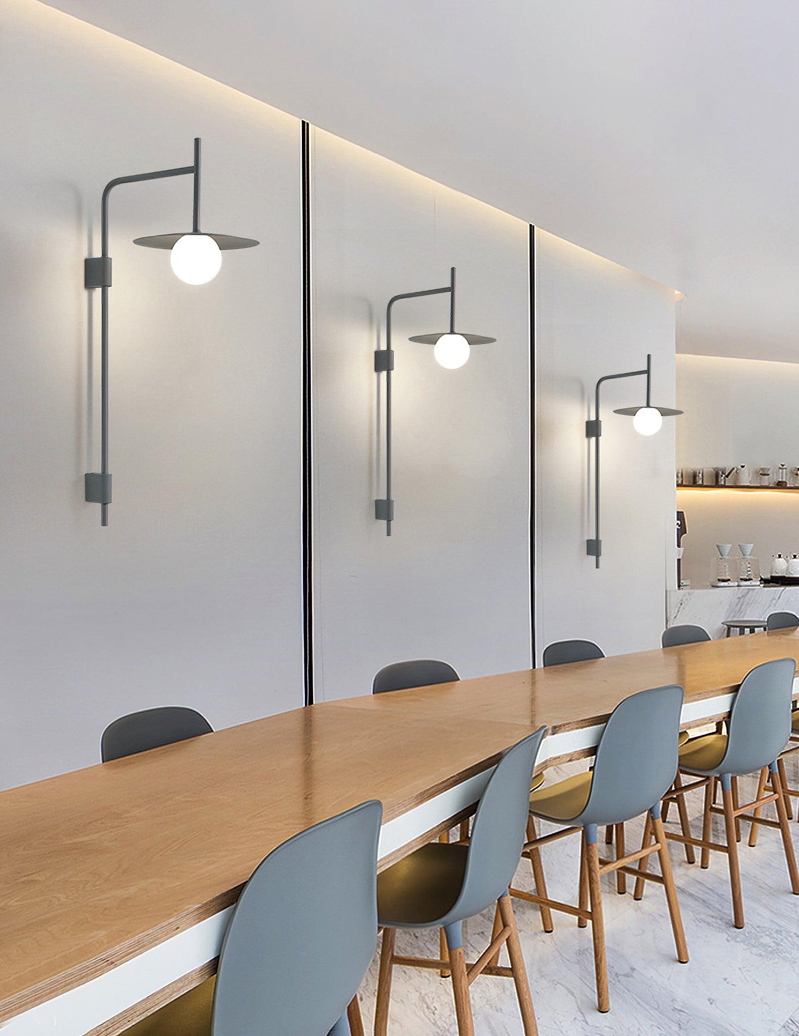 Edan Swing Arm Plug-in Glass Wall Lamp