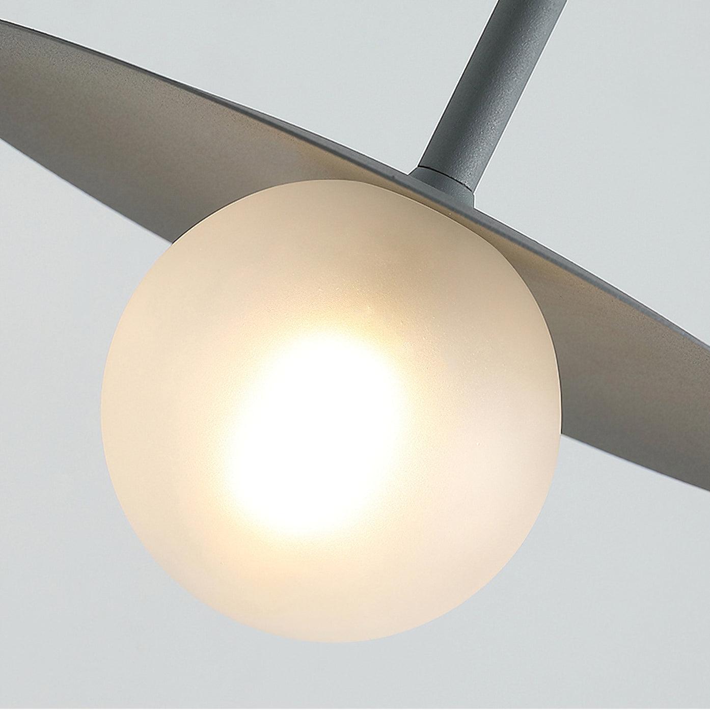 Edan Swing Arm Plug-in Glass Wall Lamp