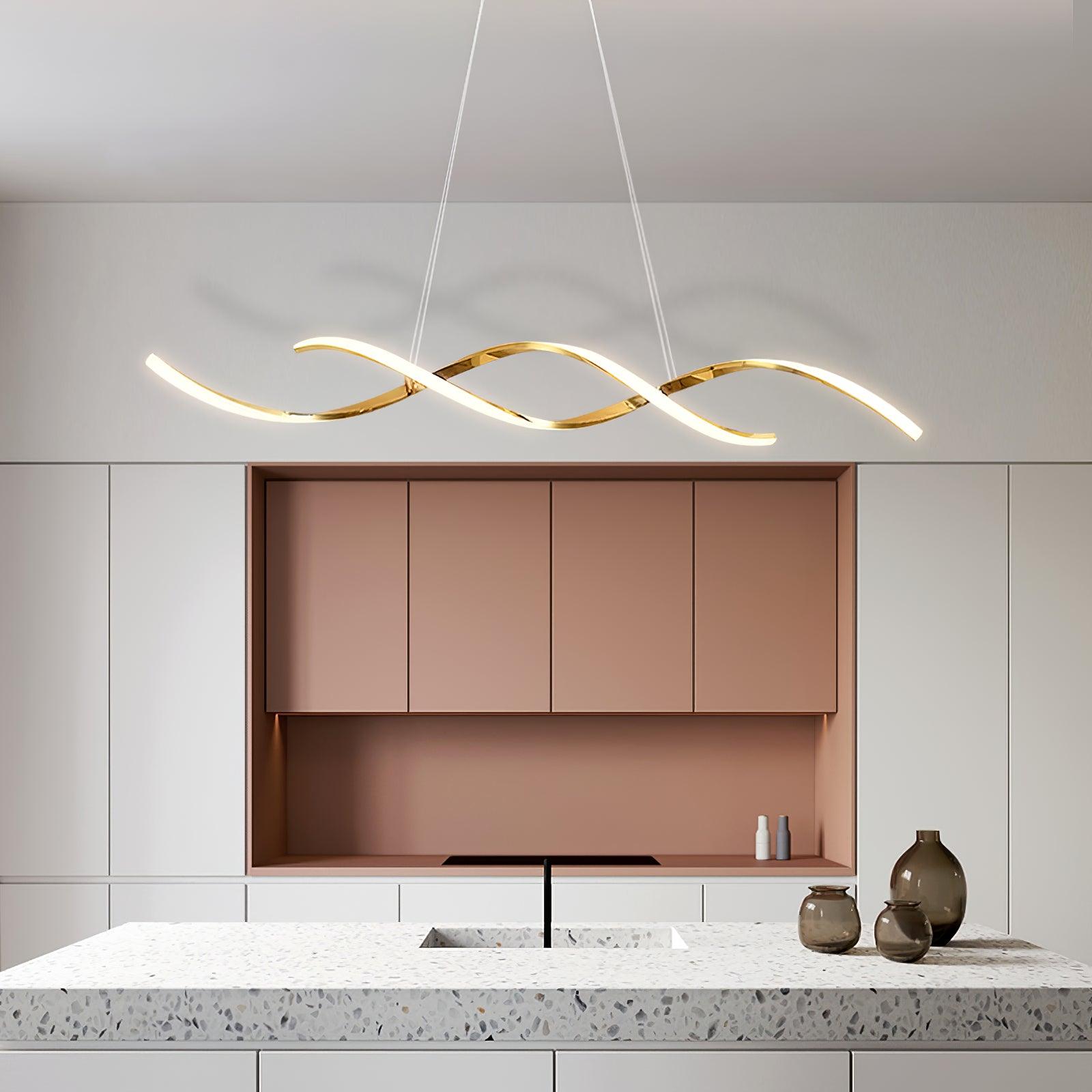 Wavora Lampe Suspendue Vagues Douces